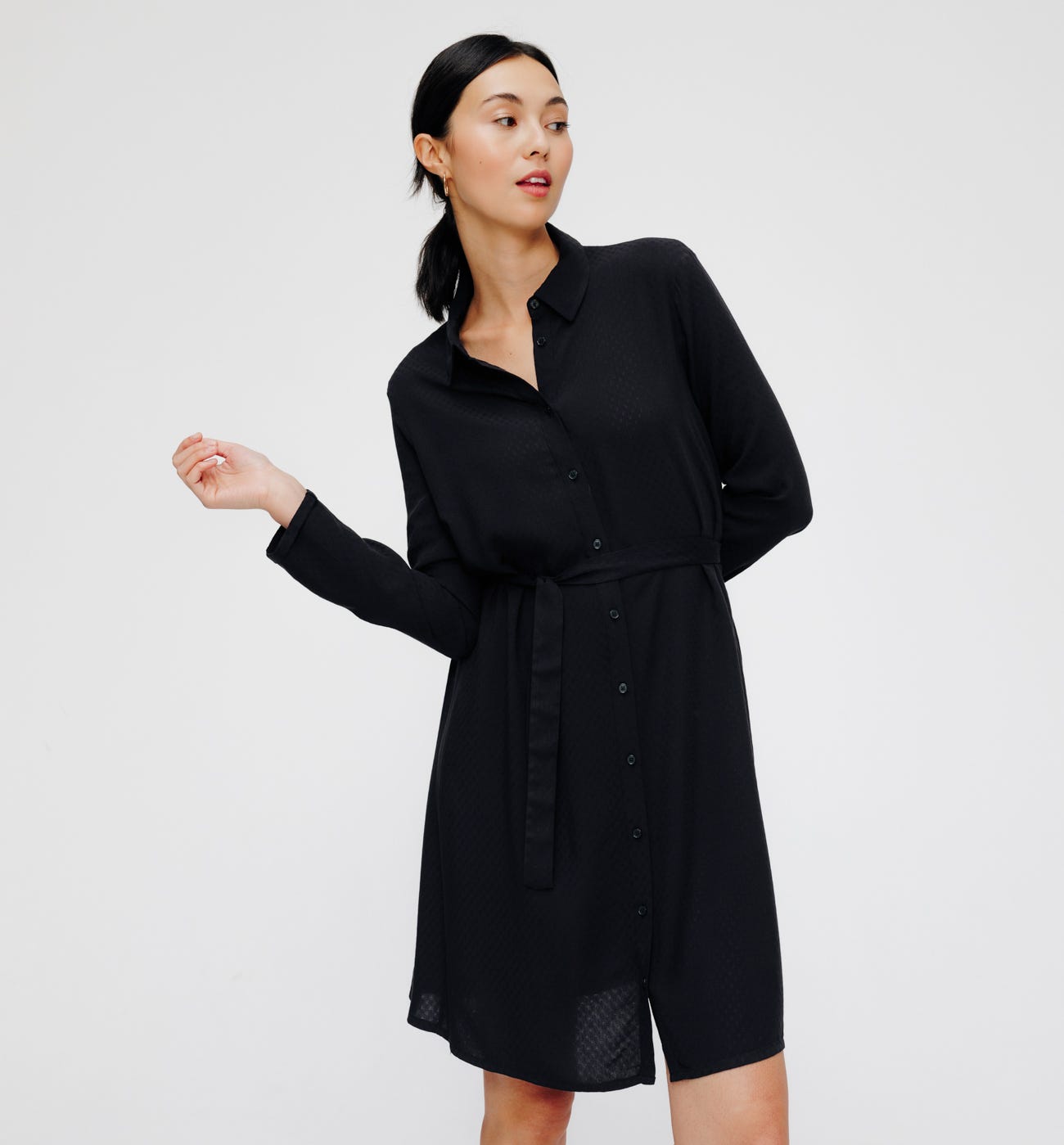 Plain shirtdress