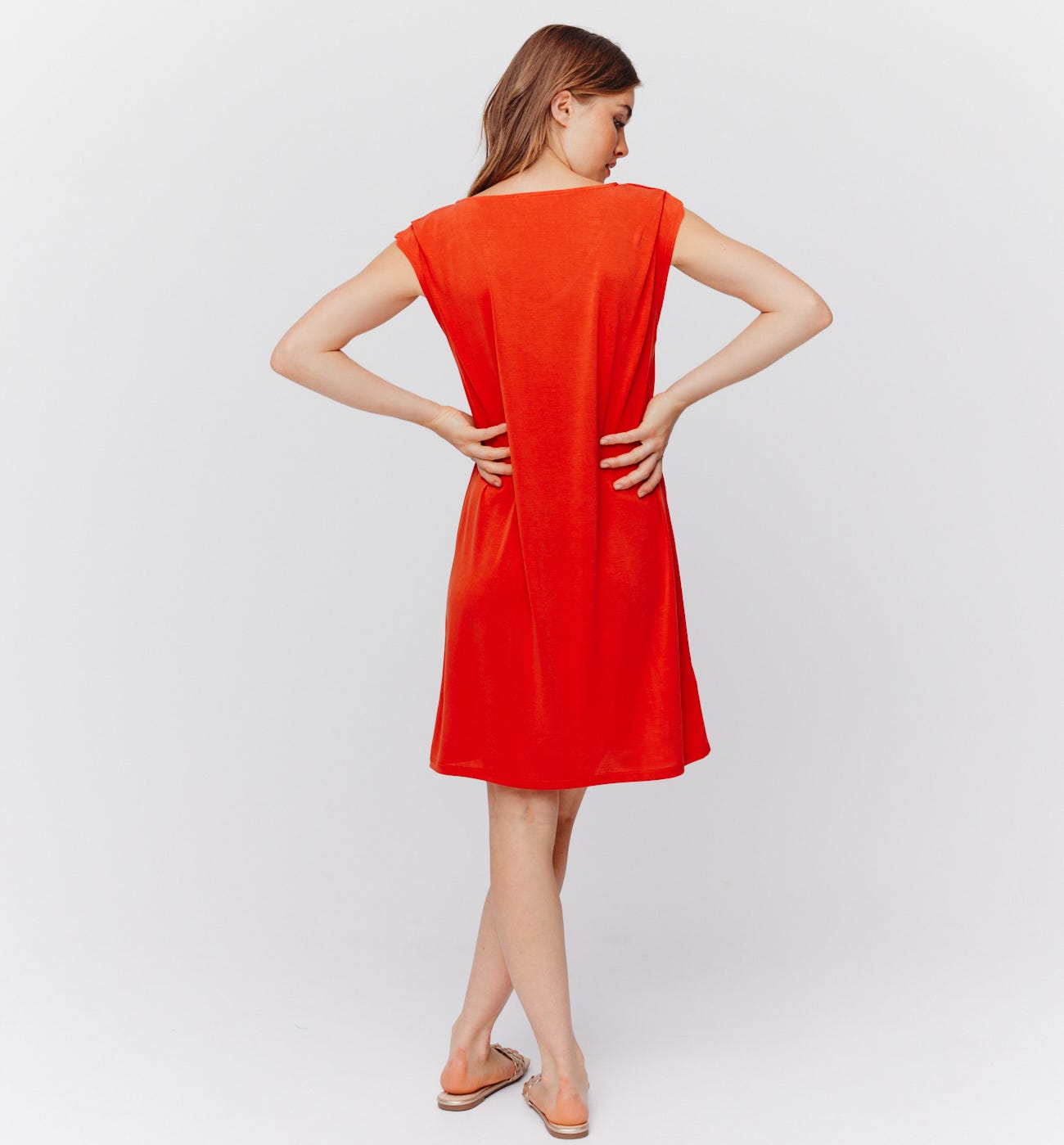 Vestido punto liso