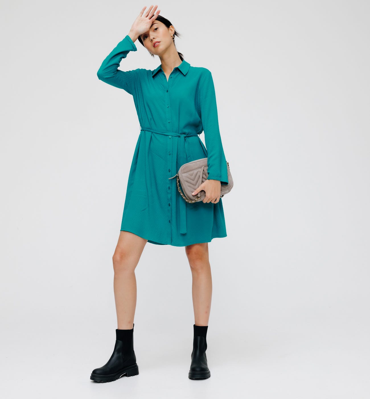 Robe évasée fluide Femme
