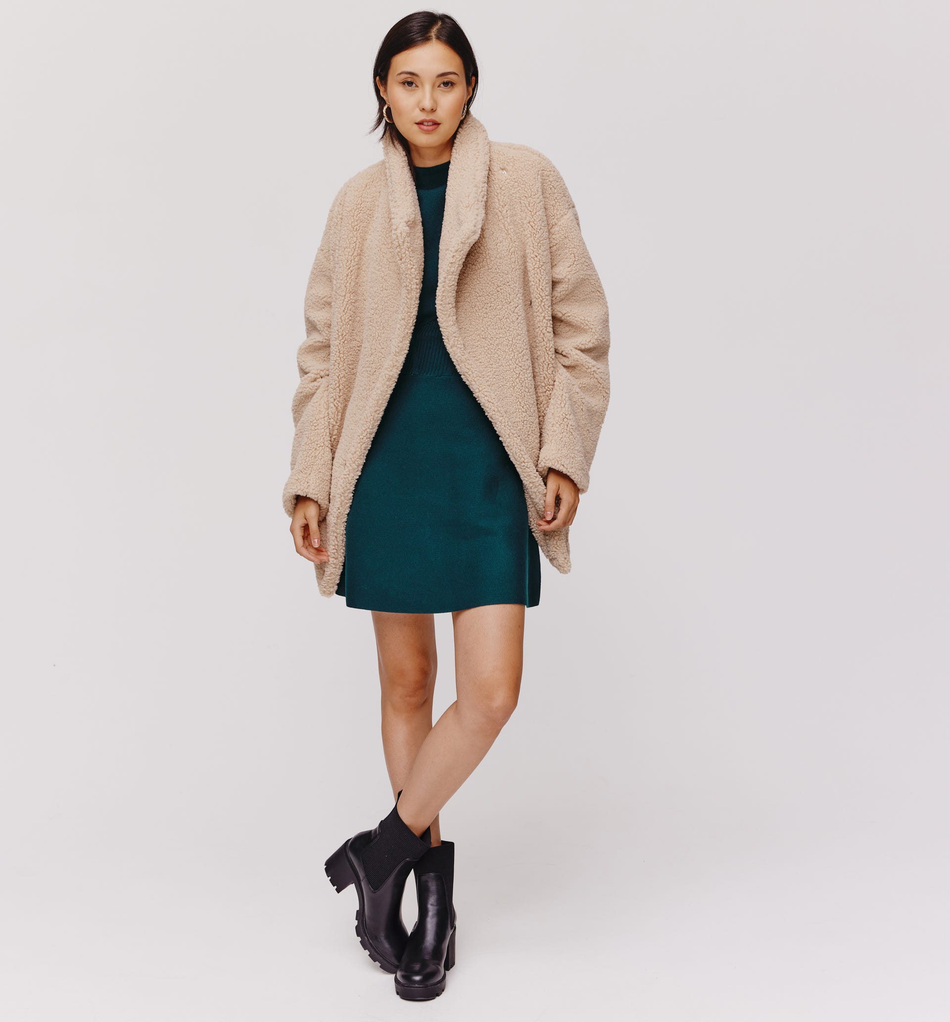 Robe patineuse en maille Femme