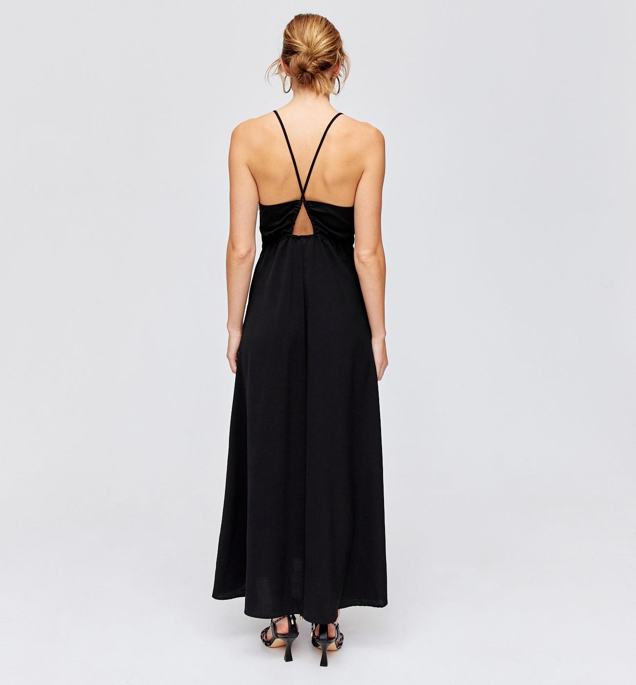 Langes Trägerkleid