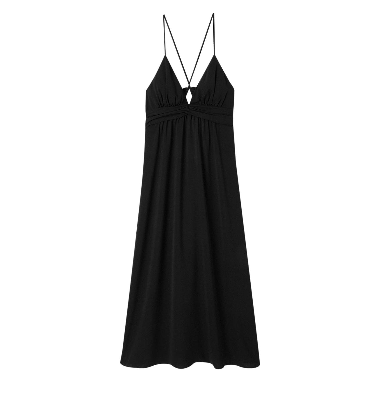 Langes Trägerkleid