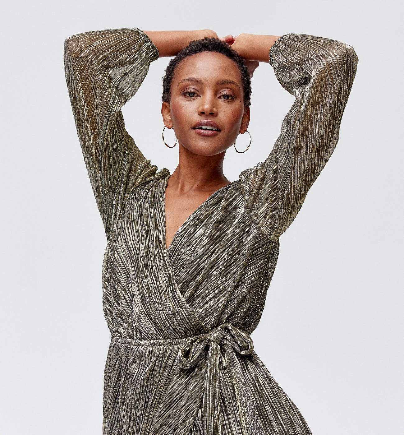 Robe courte pailletée Femme