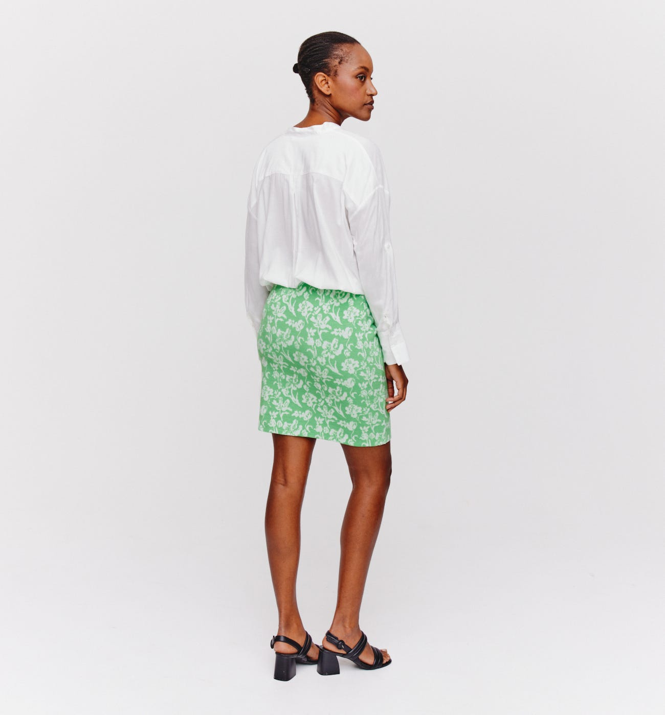 Gonna jersey Milano jacquard