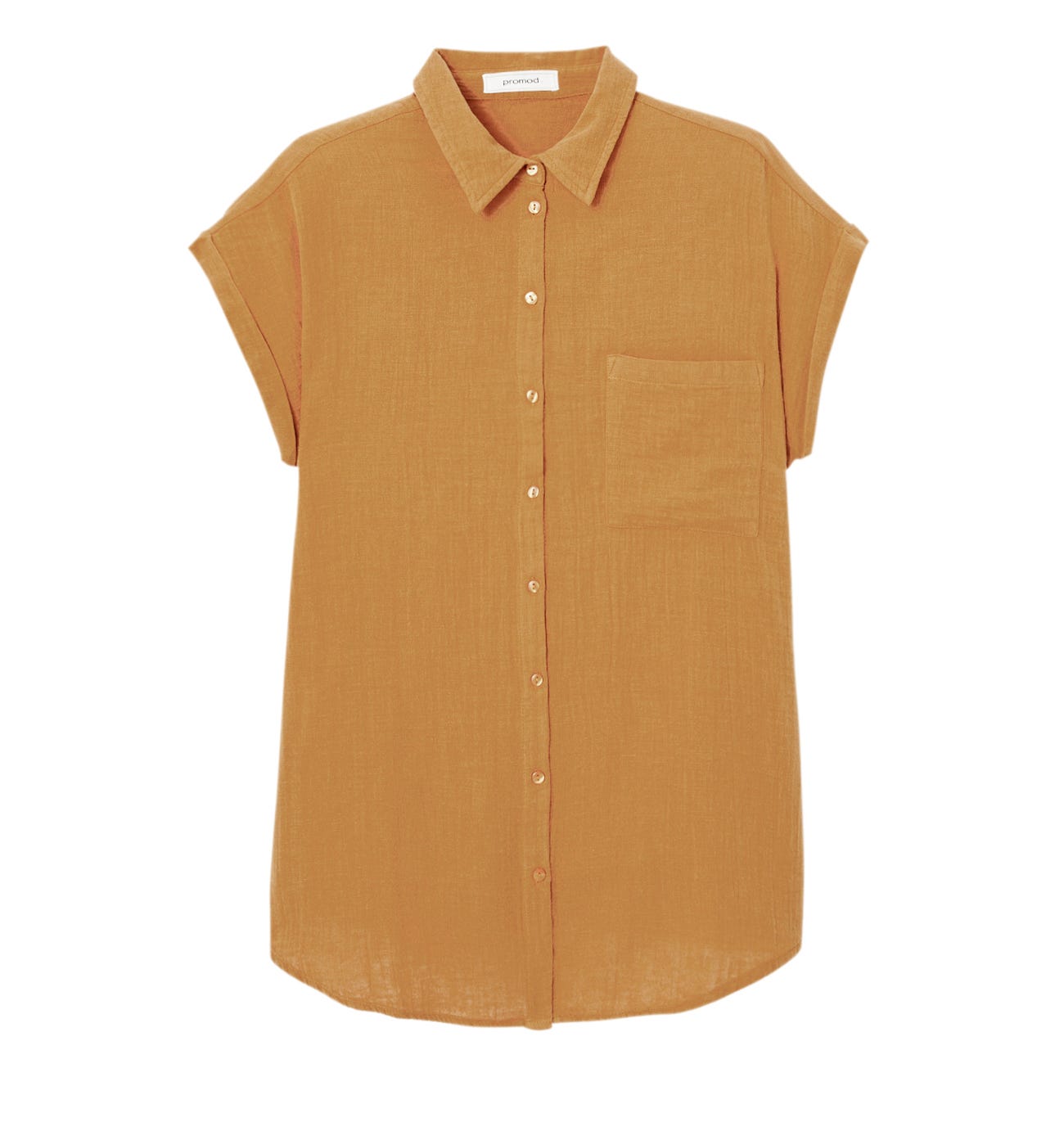 Cotton gauze shirt