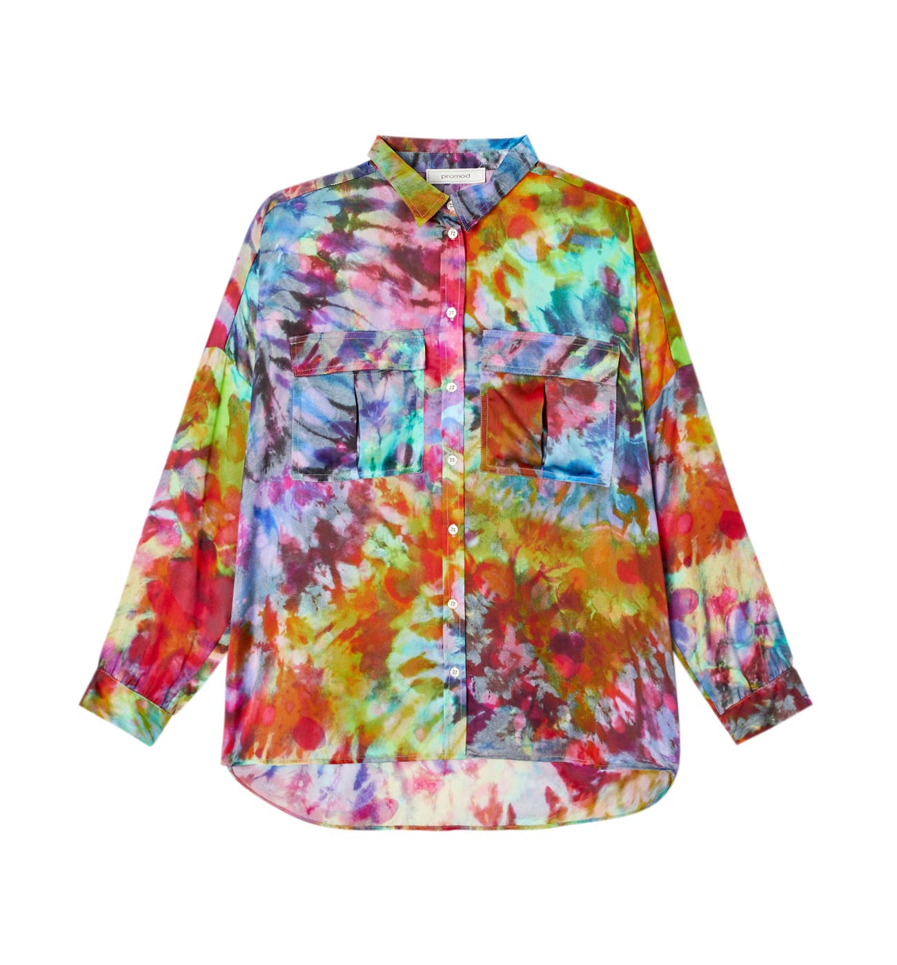 Oversized tye'n'dye shirt