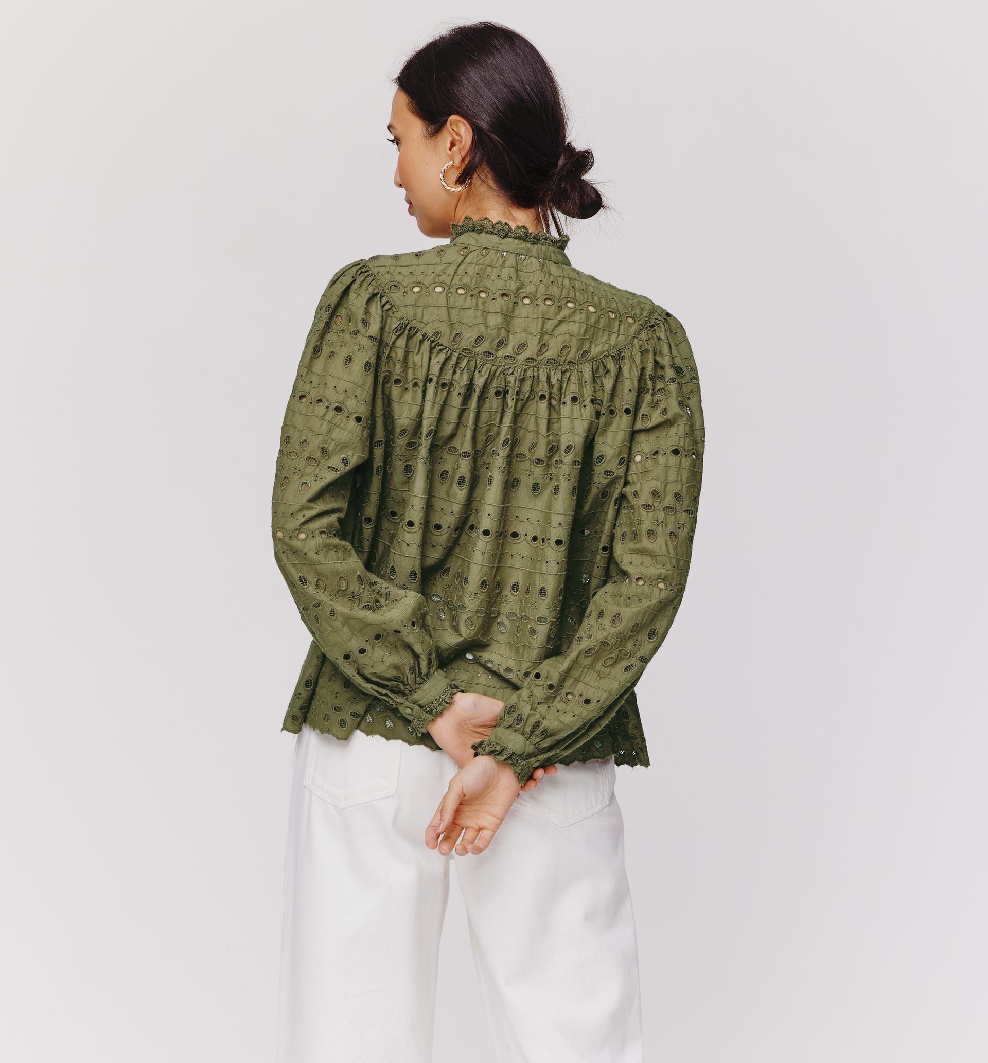 Broderie anglaise shirt