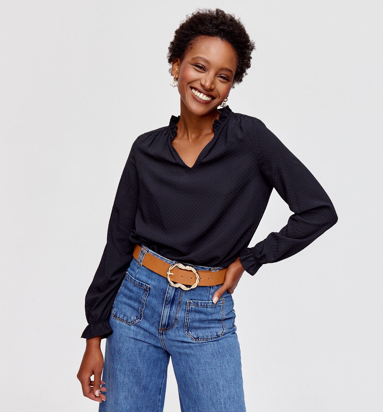 Blouse en viscose femme