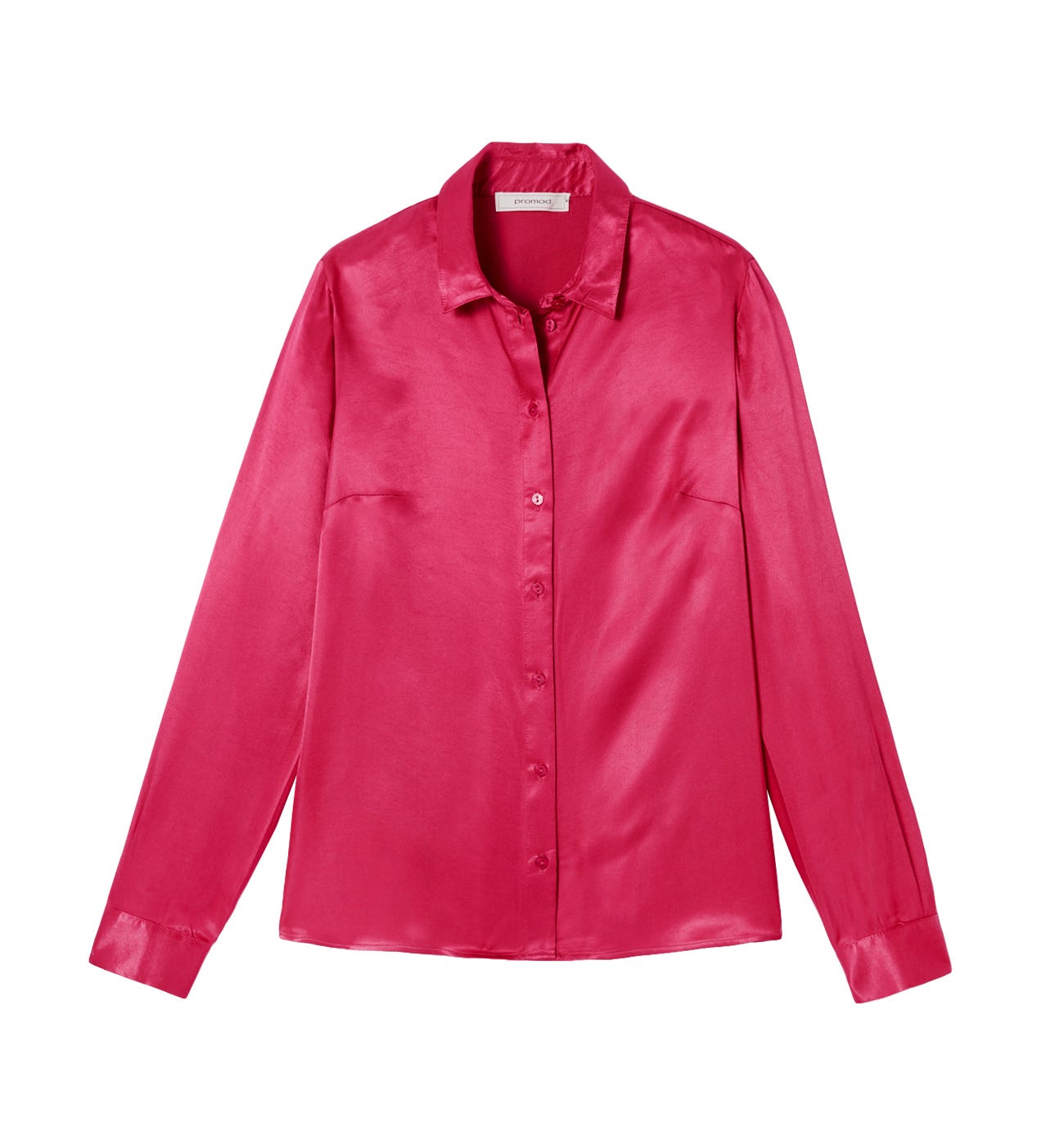 Chemise soyeuse unie Femme
