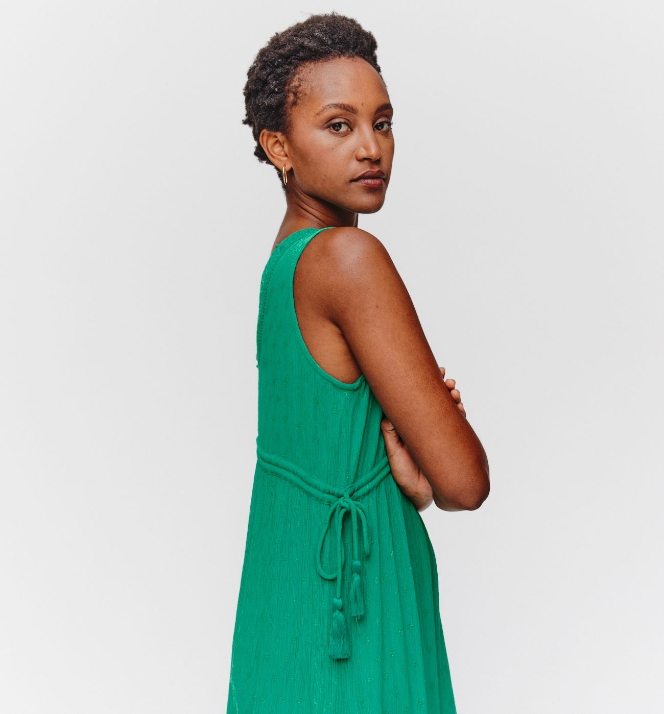 Long sleeveless dress