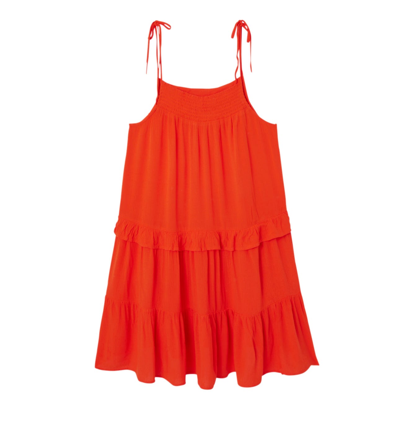 Vestido tirantes con volante