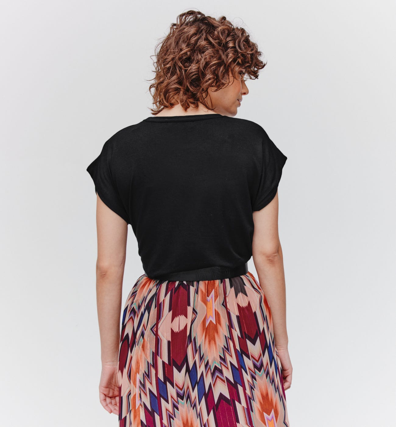 T-shirt col rond Femme