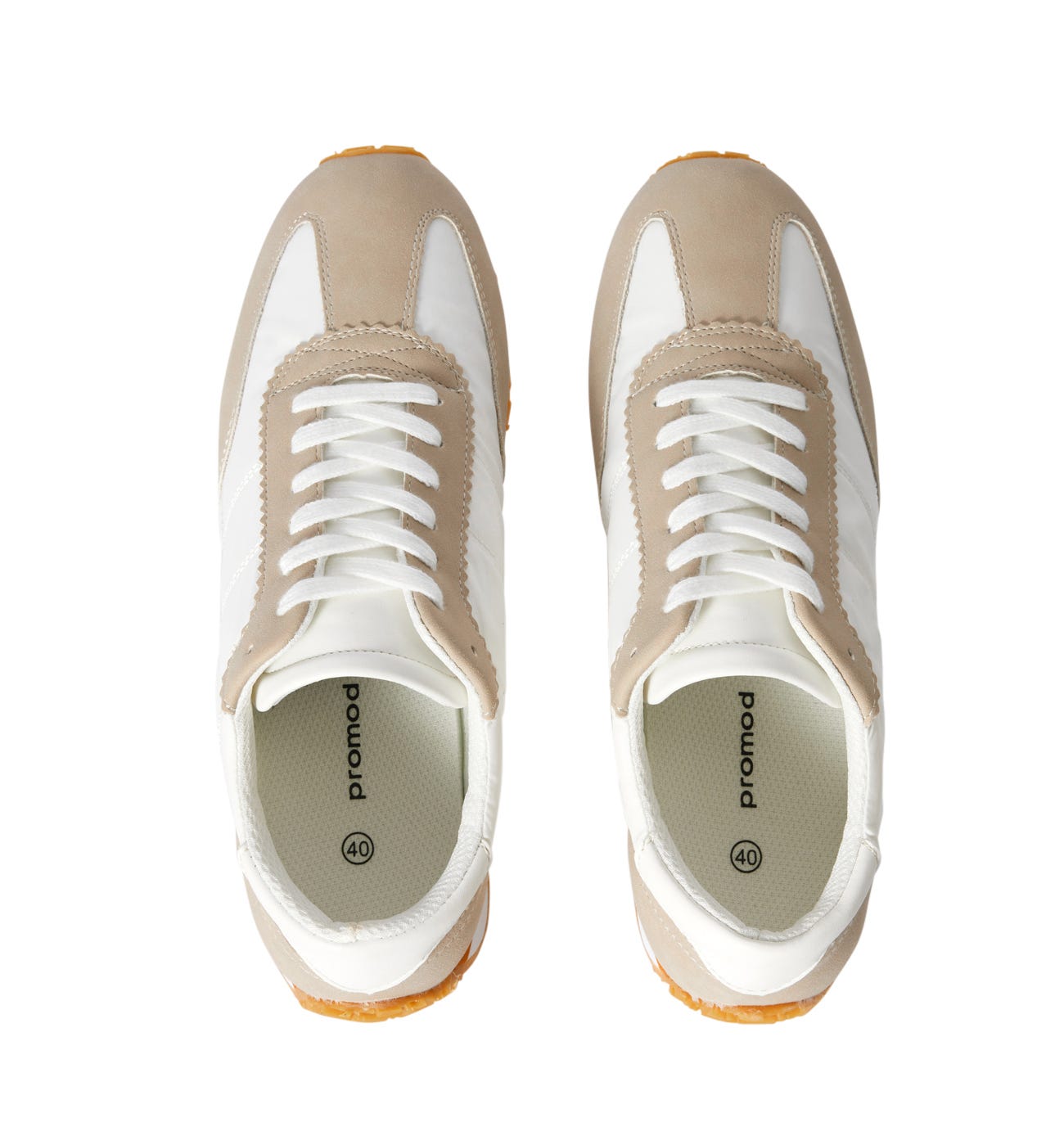 Bifabric fashion trainers