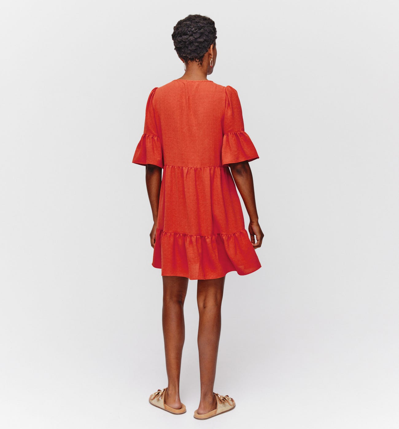 Plain babydoll dress
