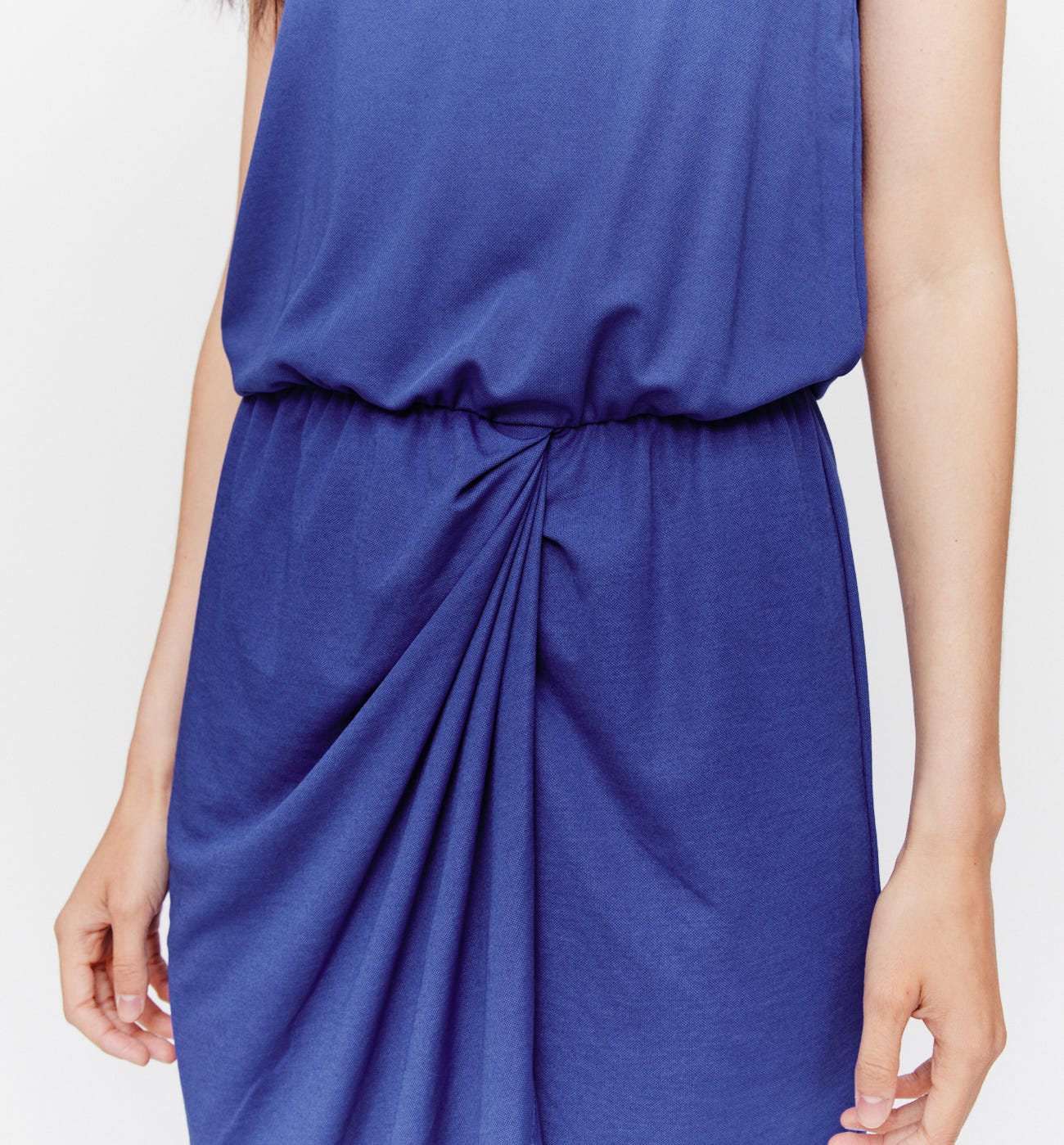 Robe-débardeur unie Femme
