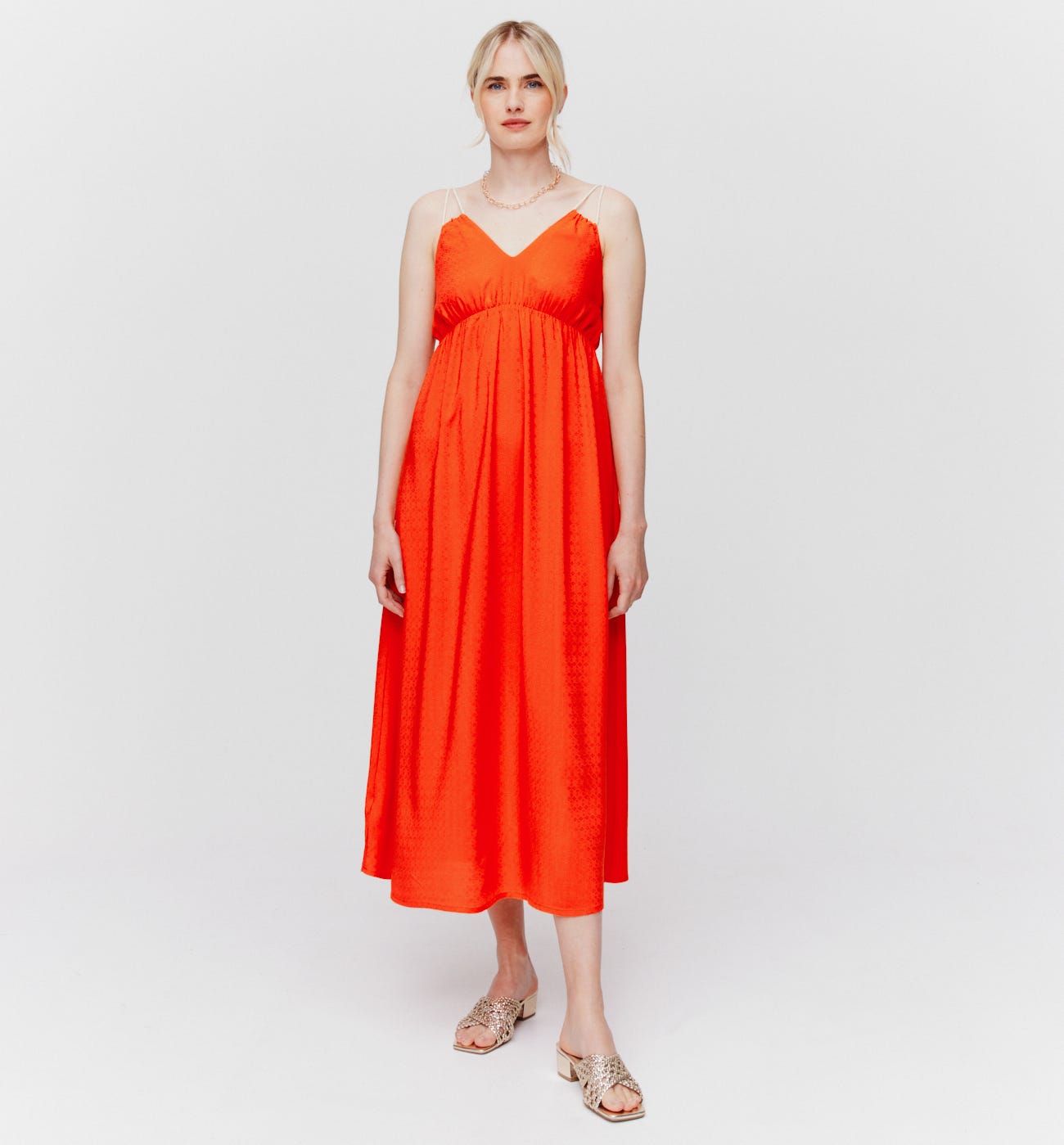 Robe à fines bretelles Femme
