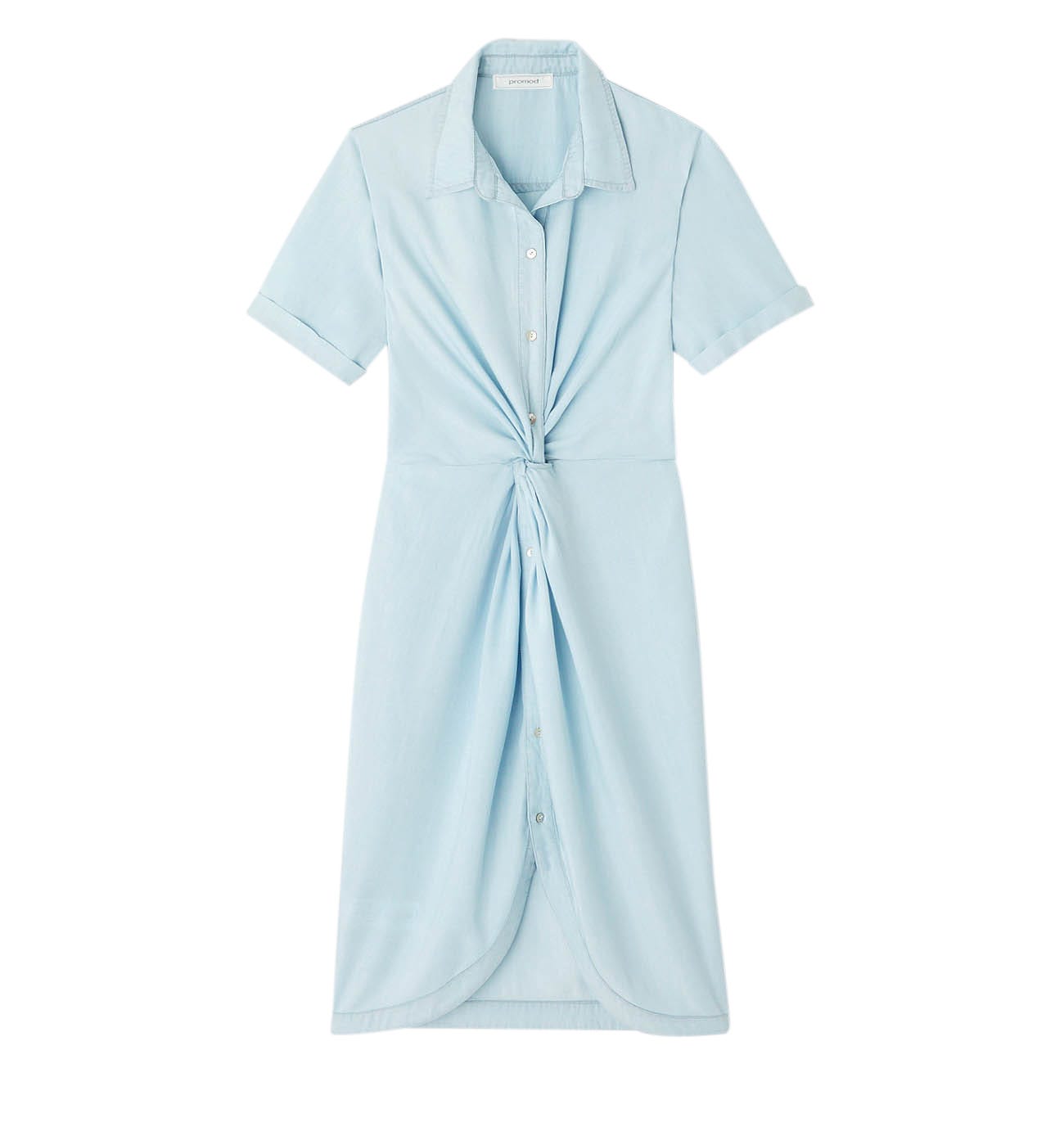 Robe-chemise en lyocell