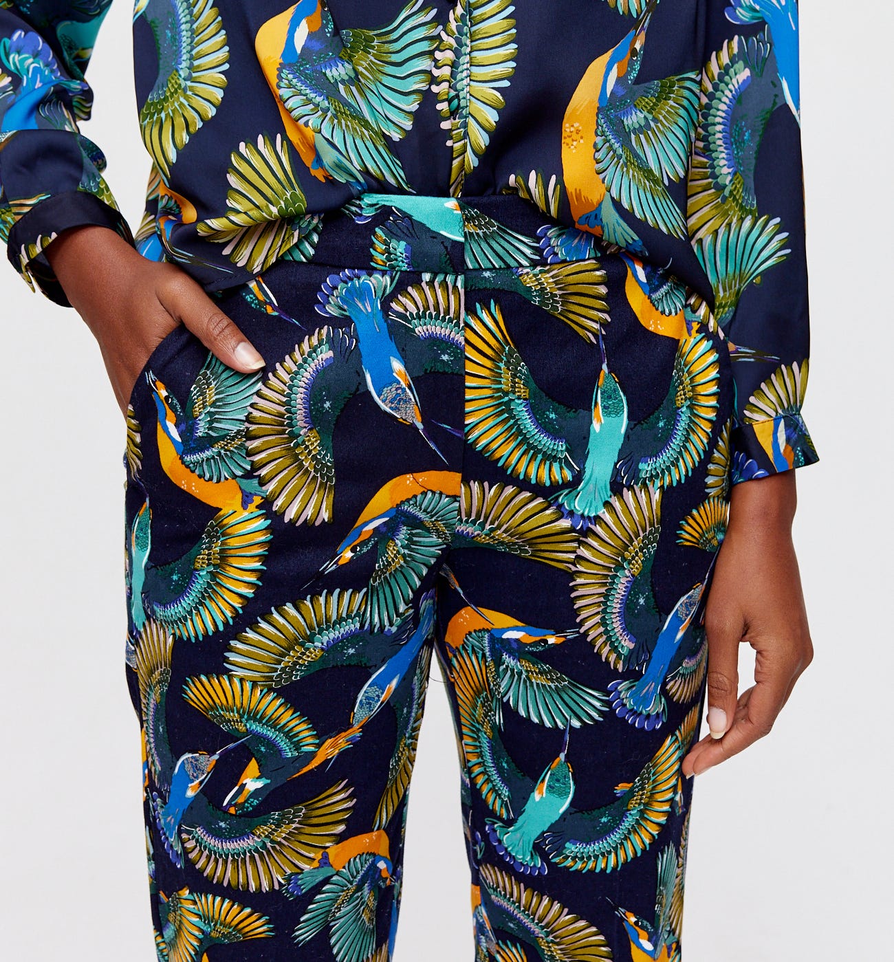 Gemusterte Hose