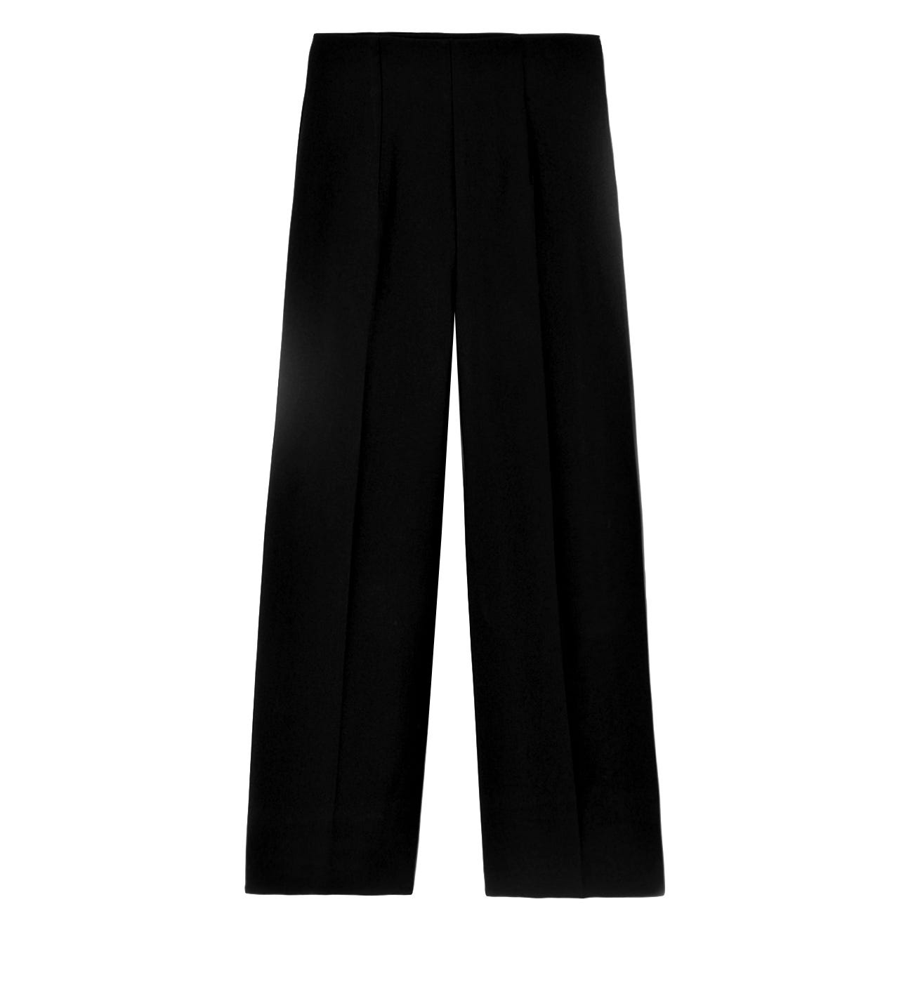 Pantaloni cropped tinta unita