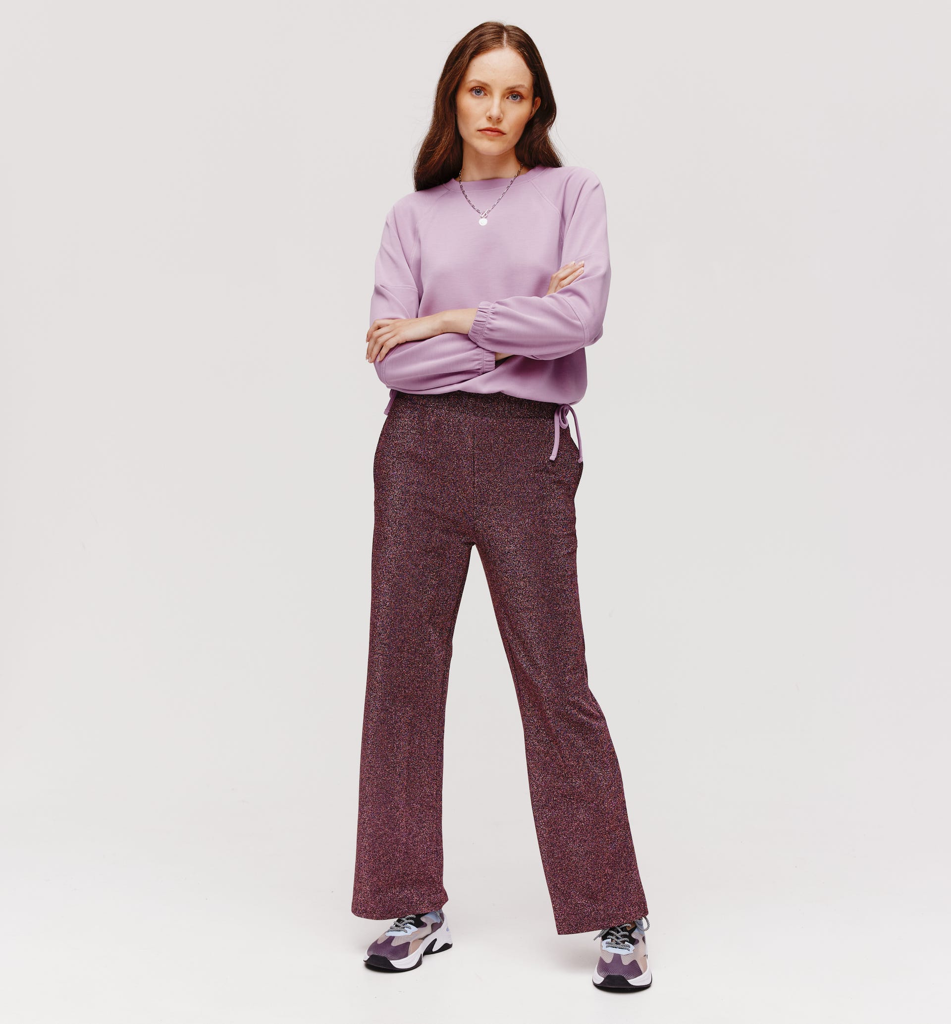 Pantalon à paillettes Femme