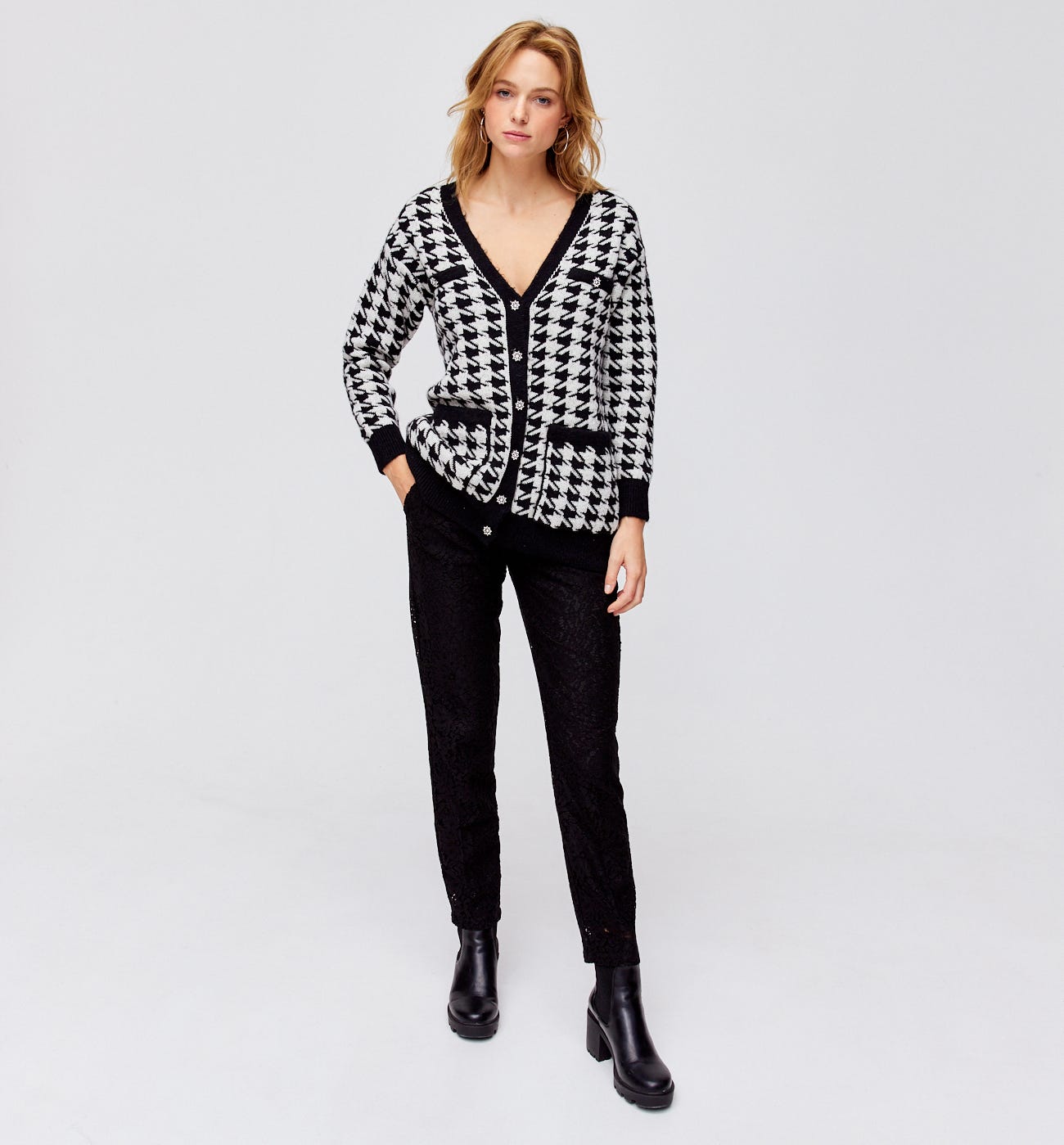Pantalon en dentelle Femme