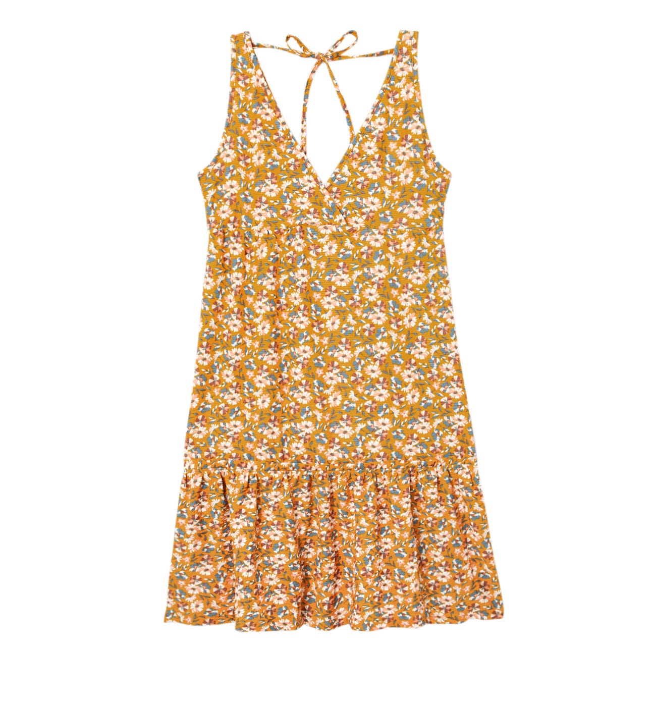 Robe volantée imprimée Femme