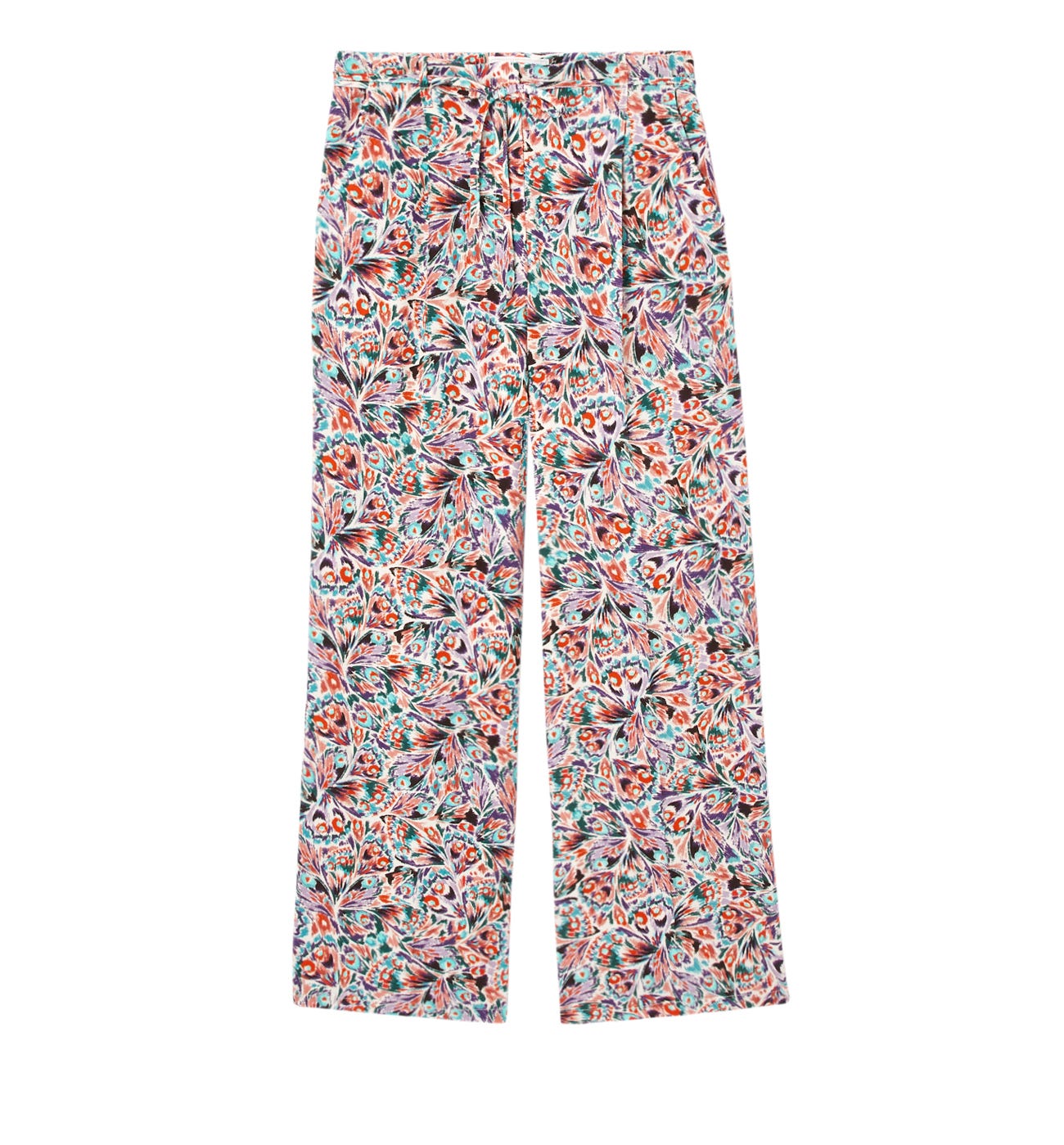 Pantalon large imprimé Femme