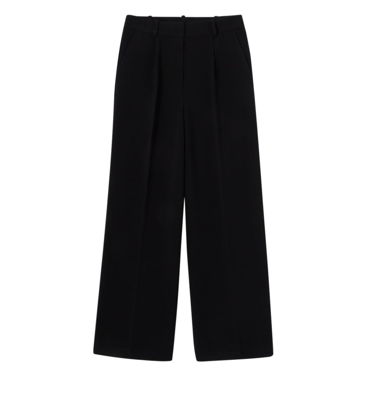 Pantaloni larghi vita alta