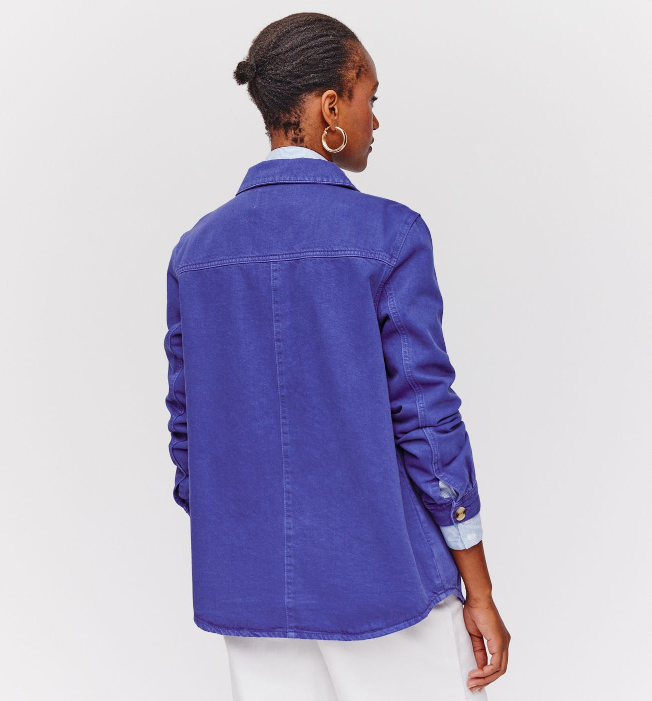 Veste surchemise en jean ALMA