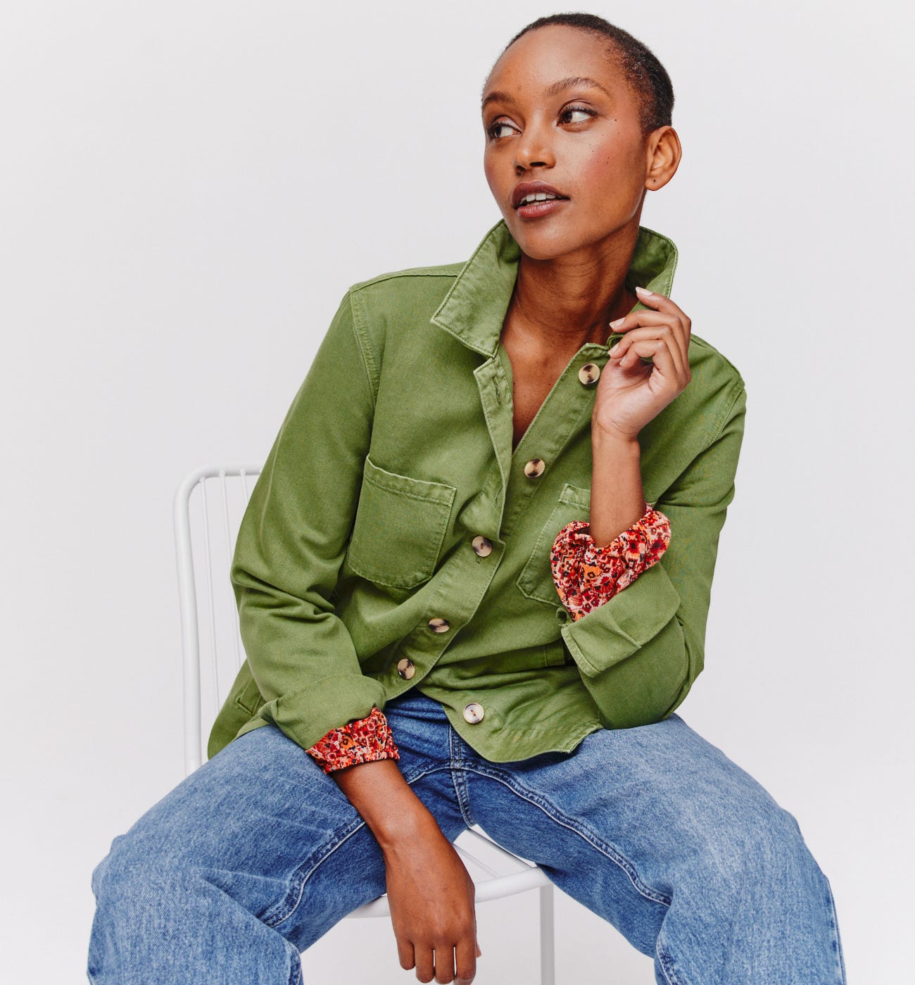 ALMA denim shirt jacket