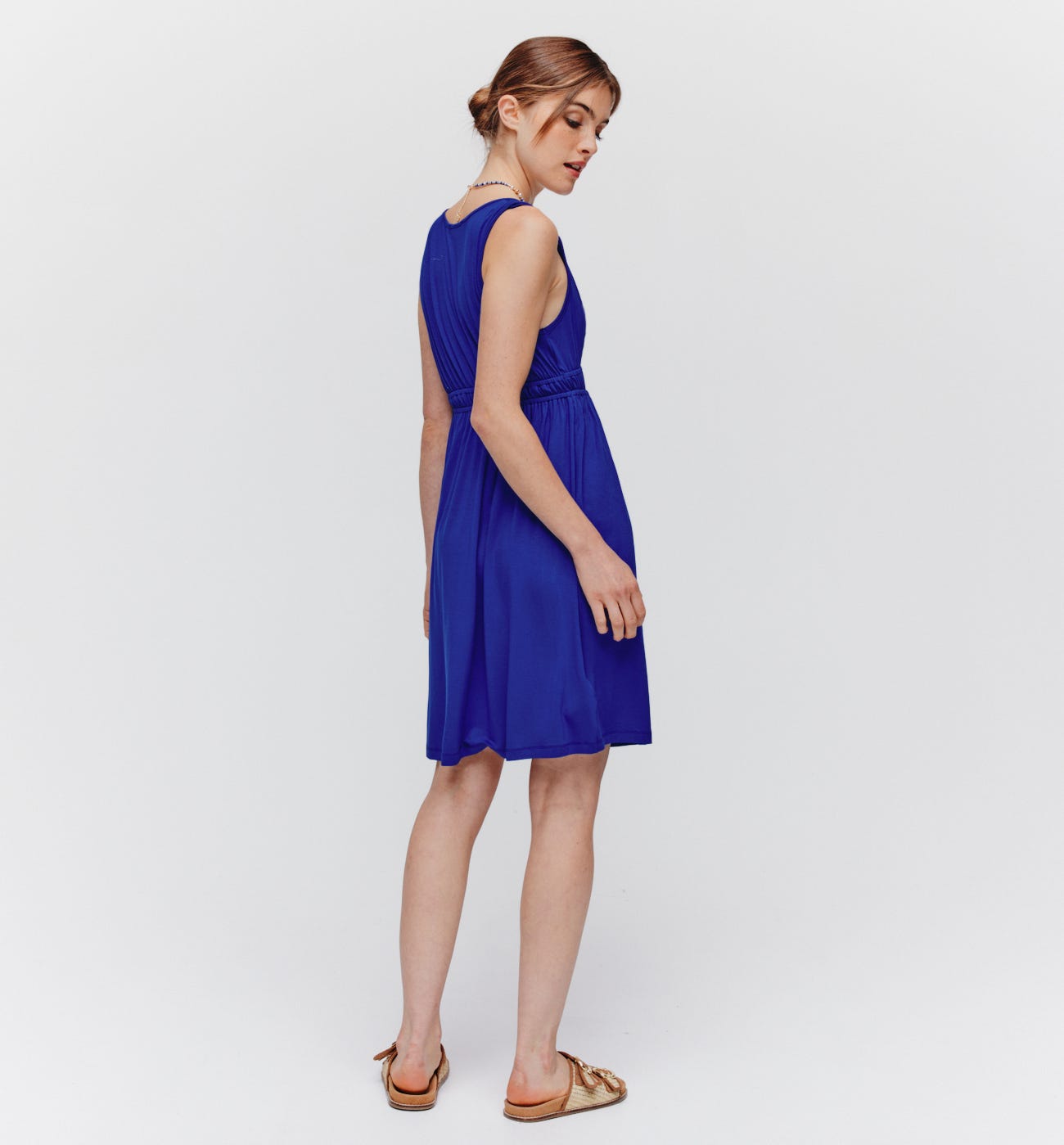 Robe courte en jersey Femme