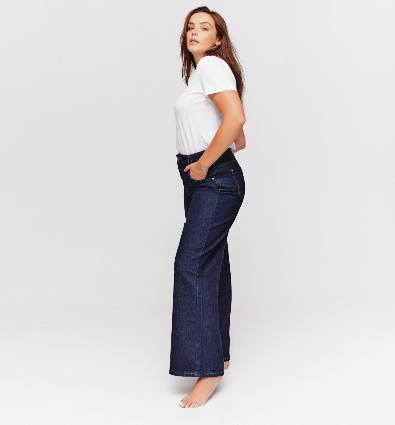 Jean large taille haute FELIX