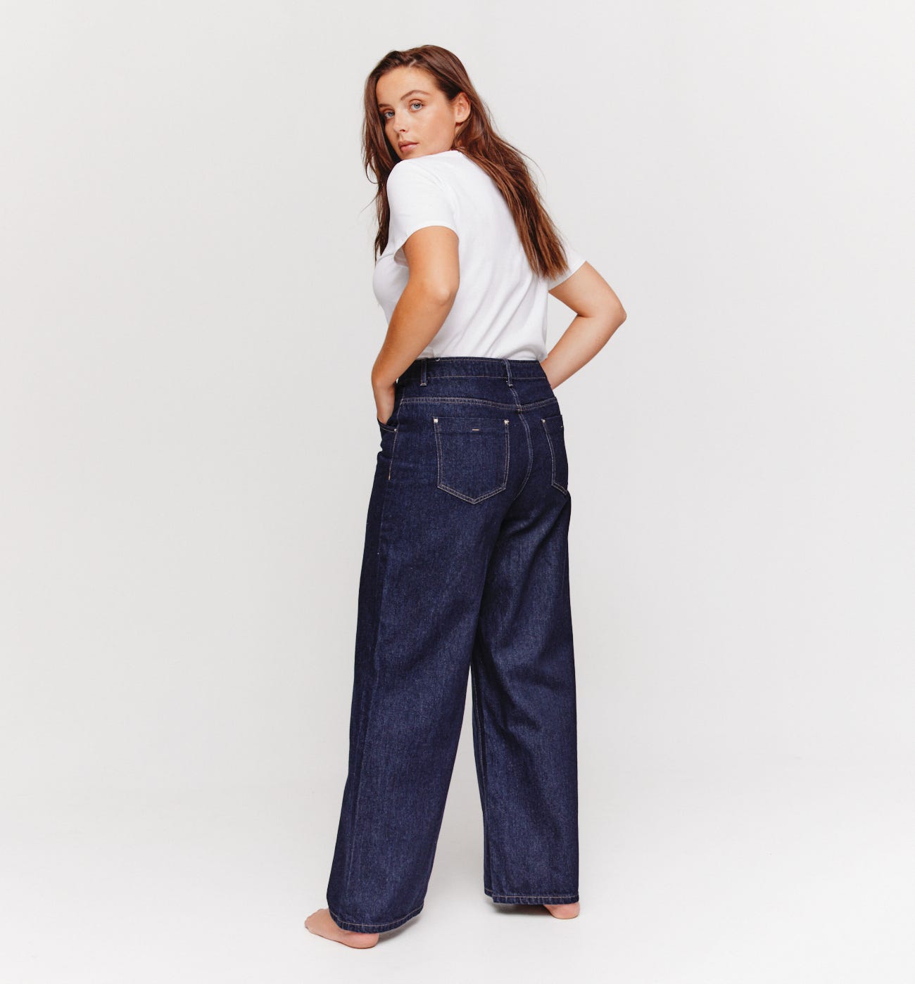 Jean large taille haute FELIX