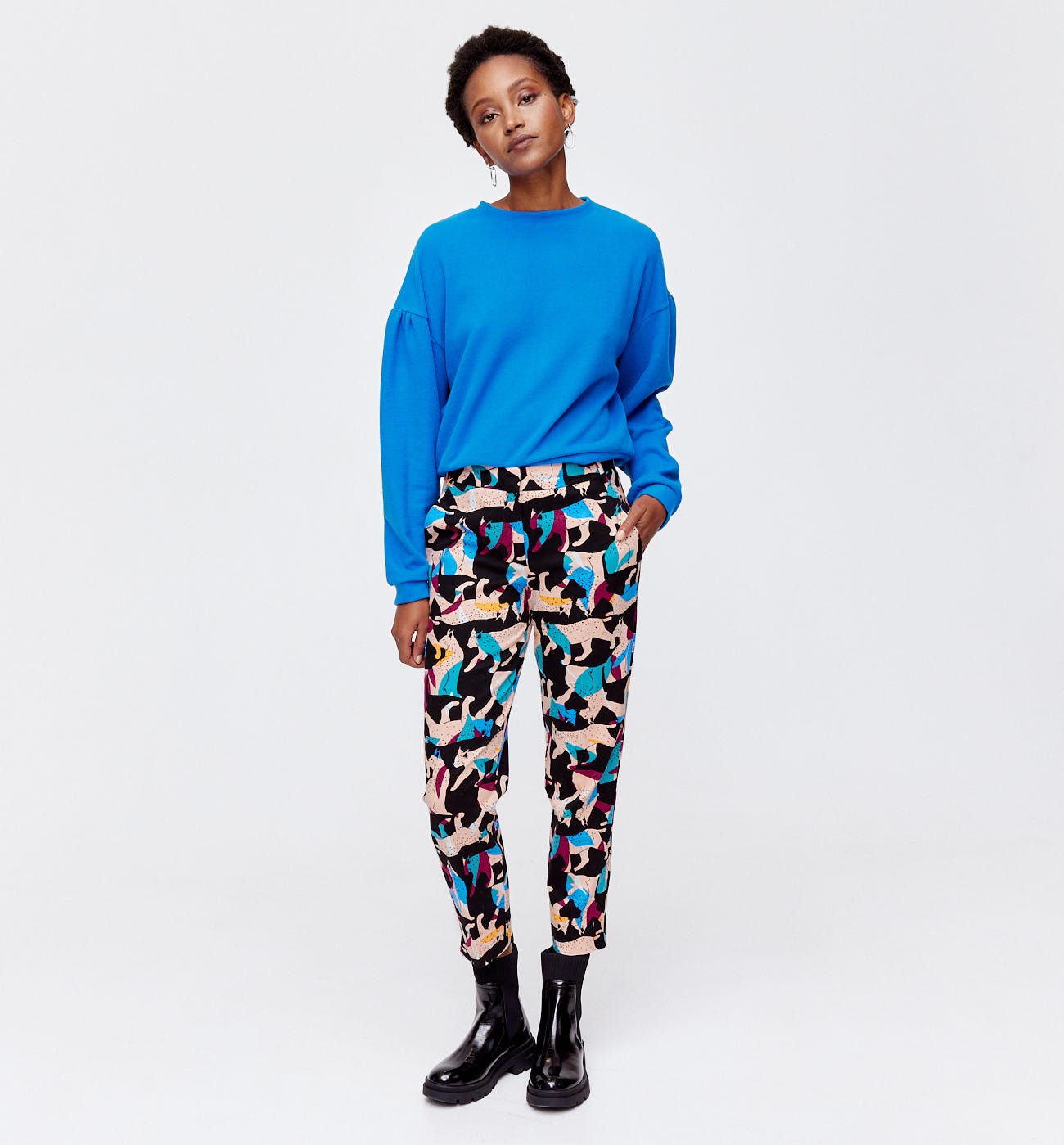 Pantalon imprimé Femme