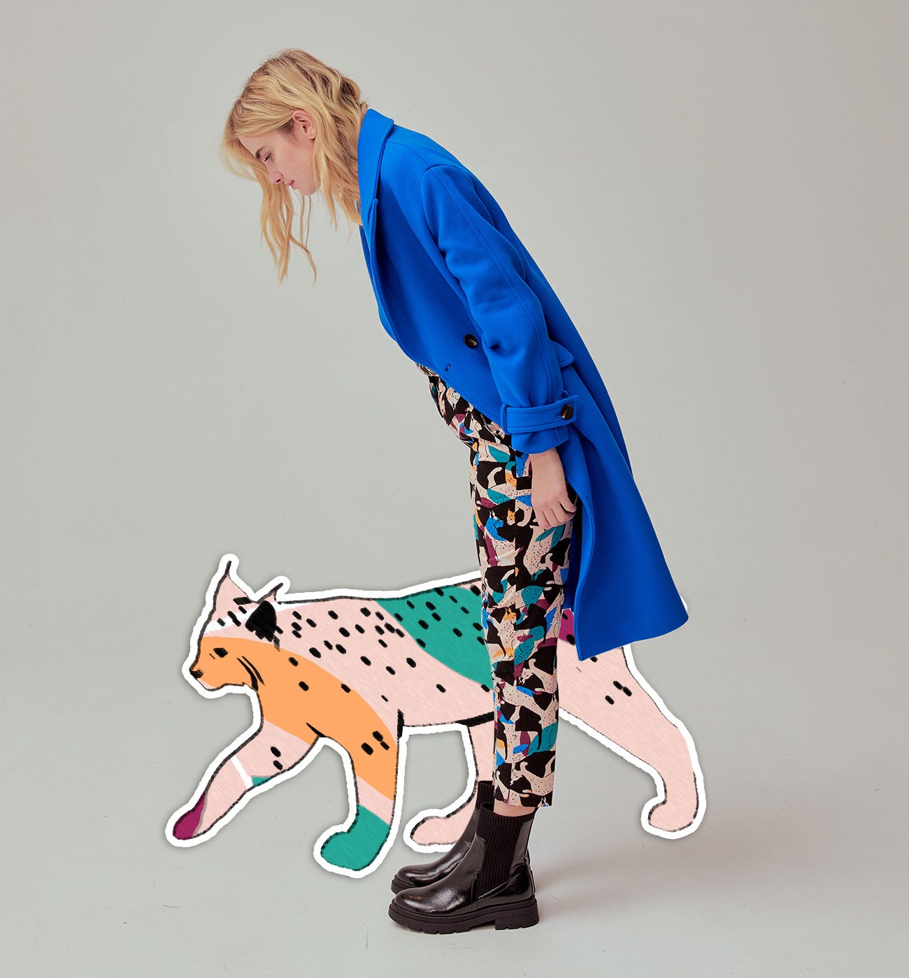 Pantalon imprimé Femme