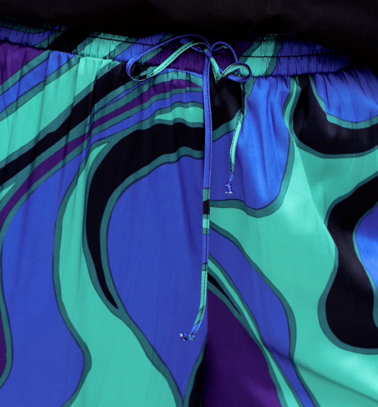 Weite Satinhose