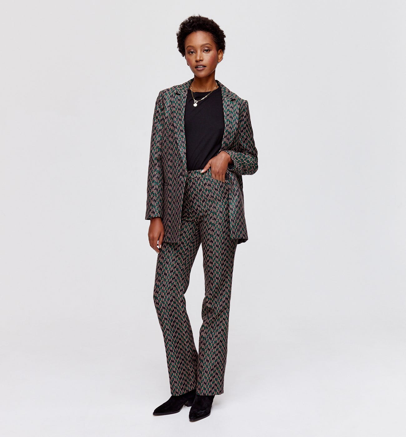 Pantalon droit Femme