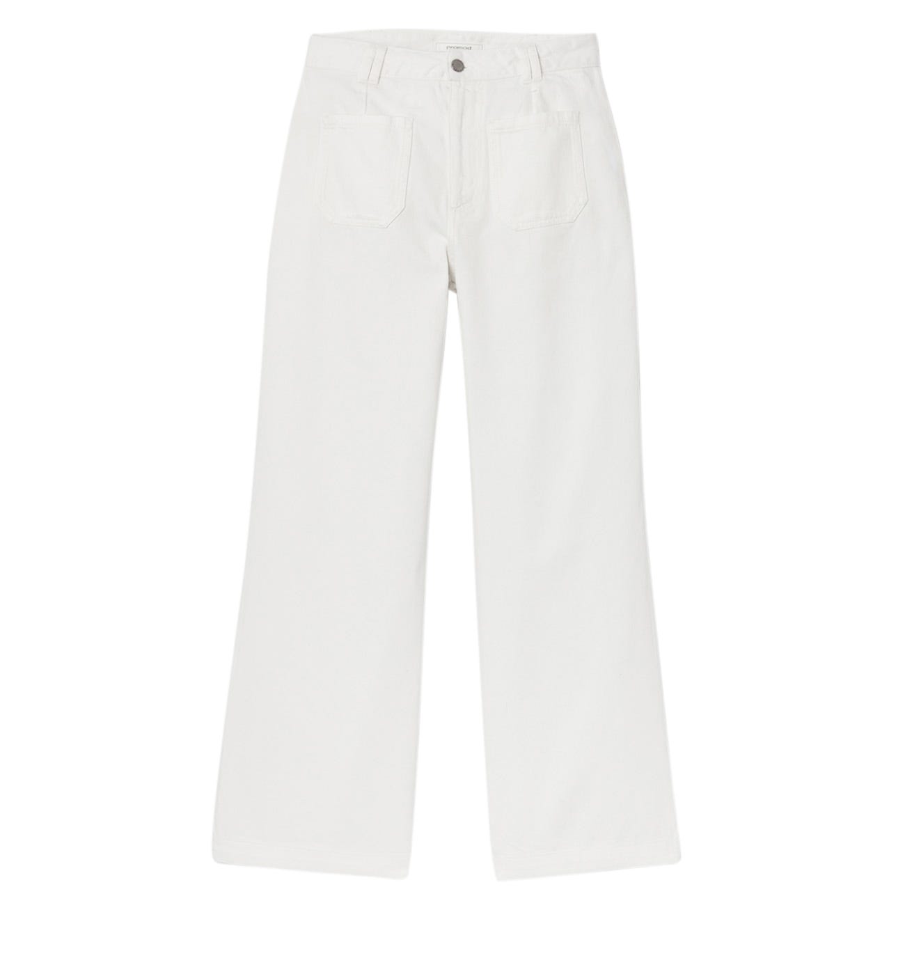 Jeans larghi vita alta