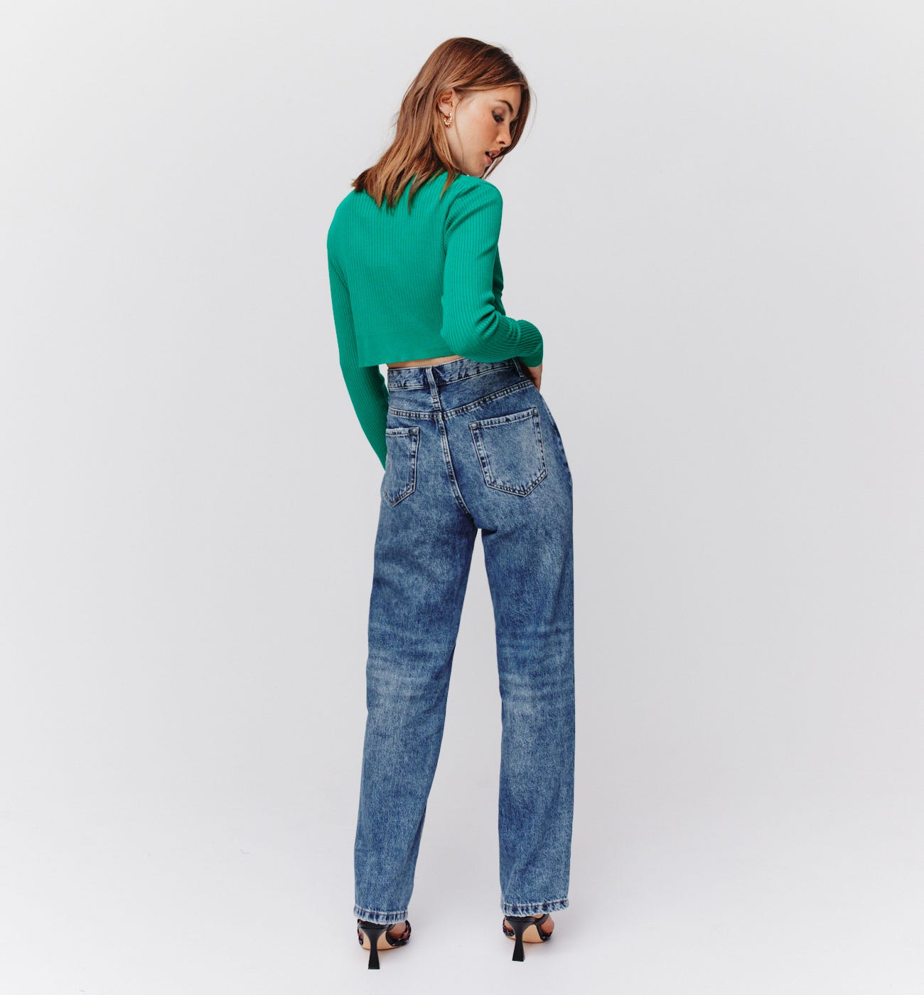 Jean large baggy Femme