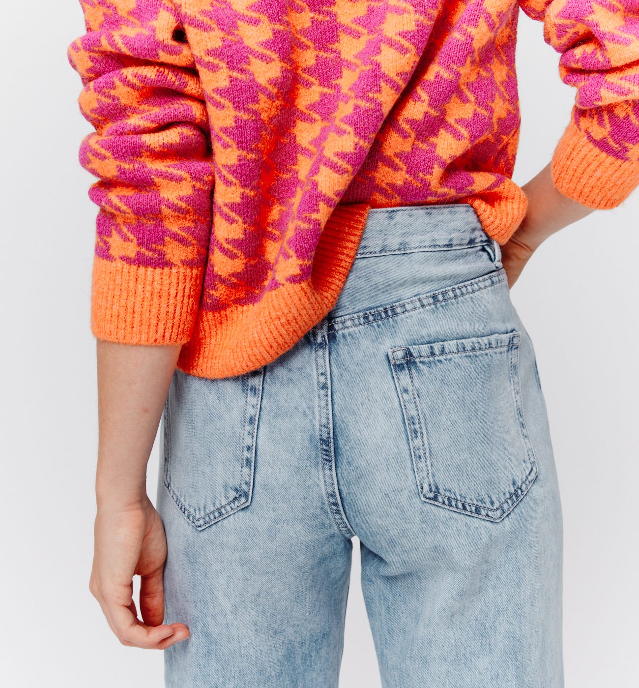 Weite Baggy-Jeans