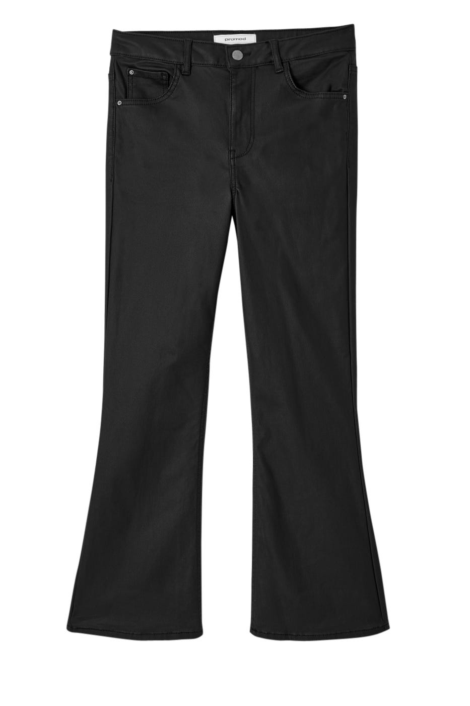 Faux leather trousers