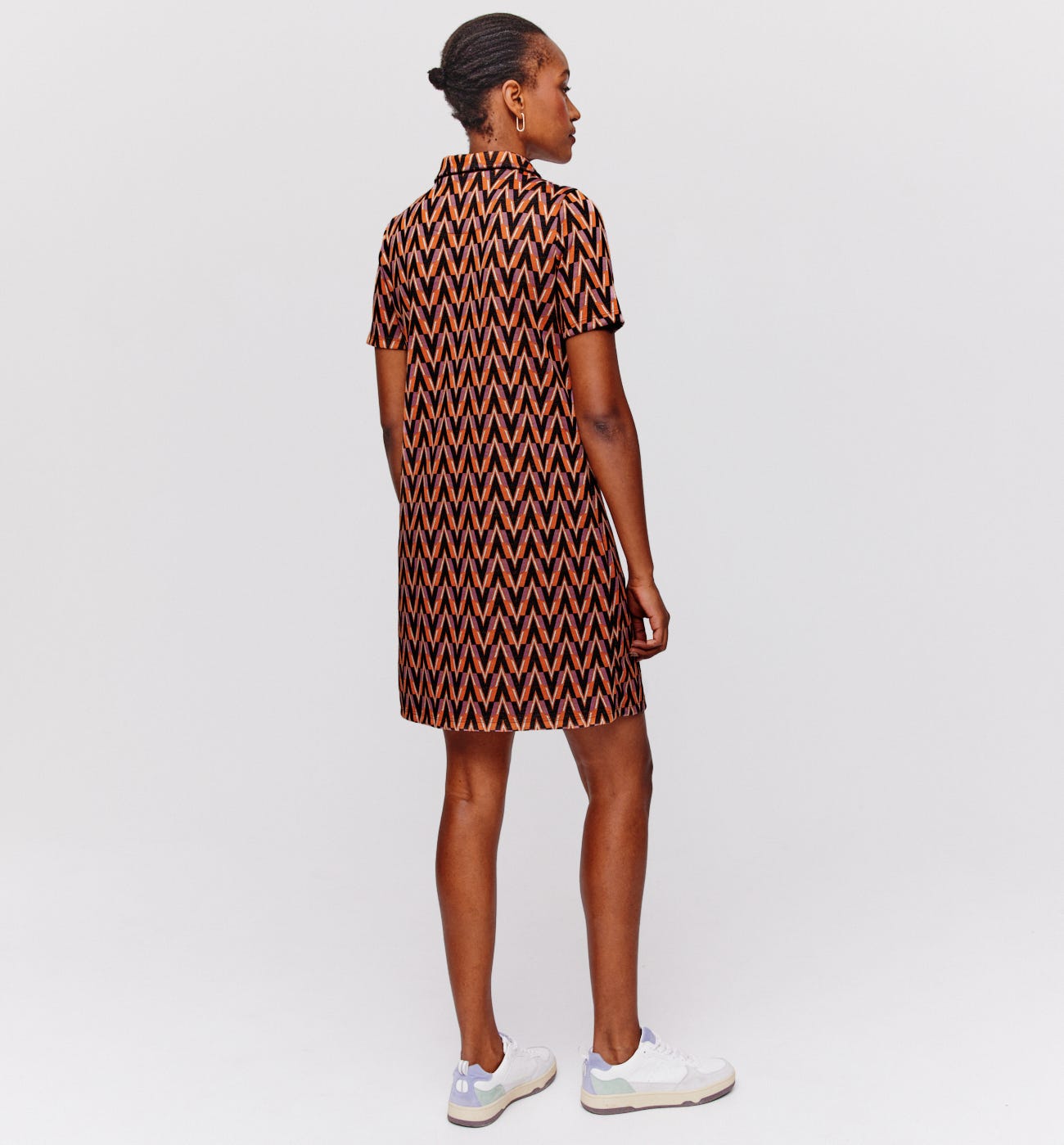 Jacquard-Kleid