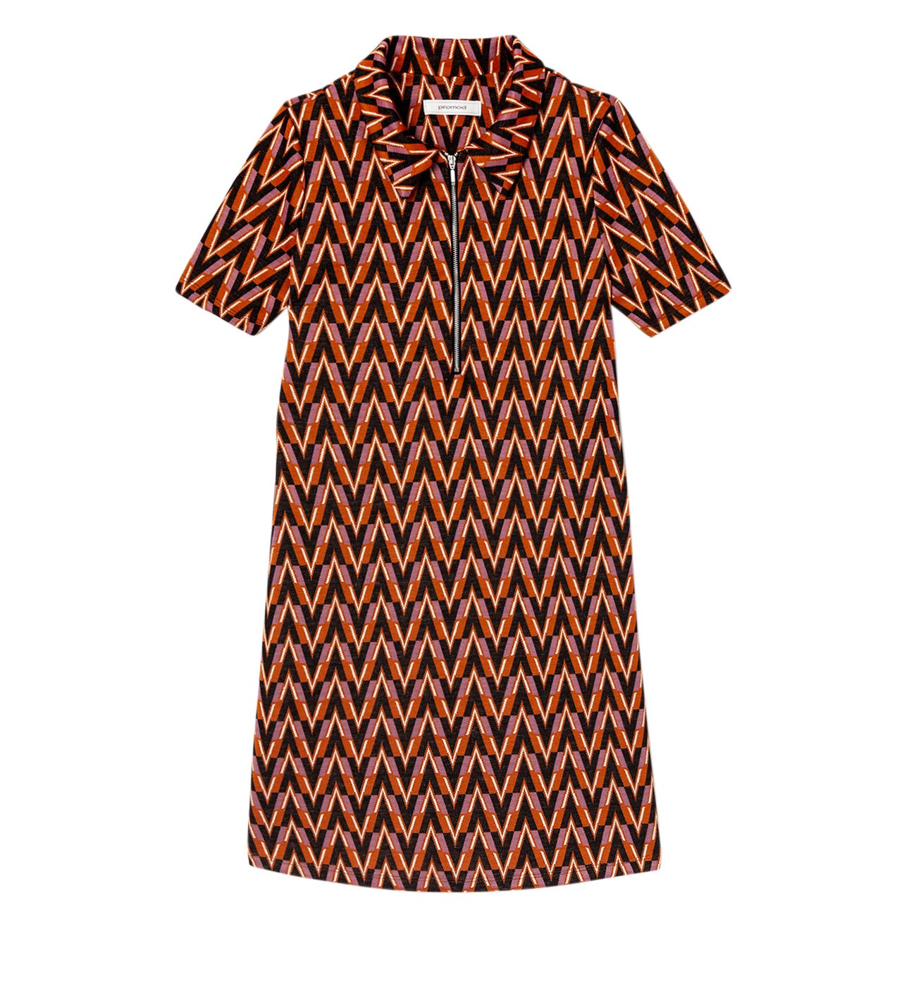 Jacquard-Kleid