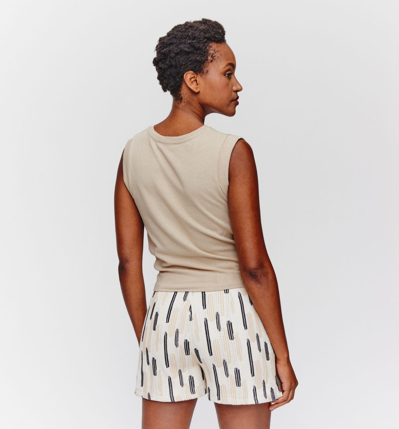 Knotted effect top