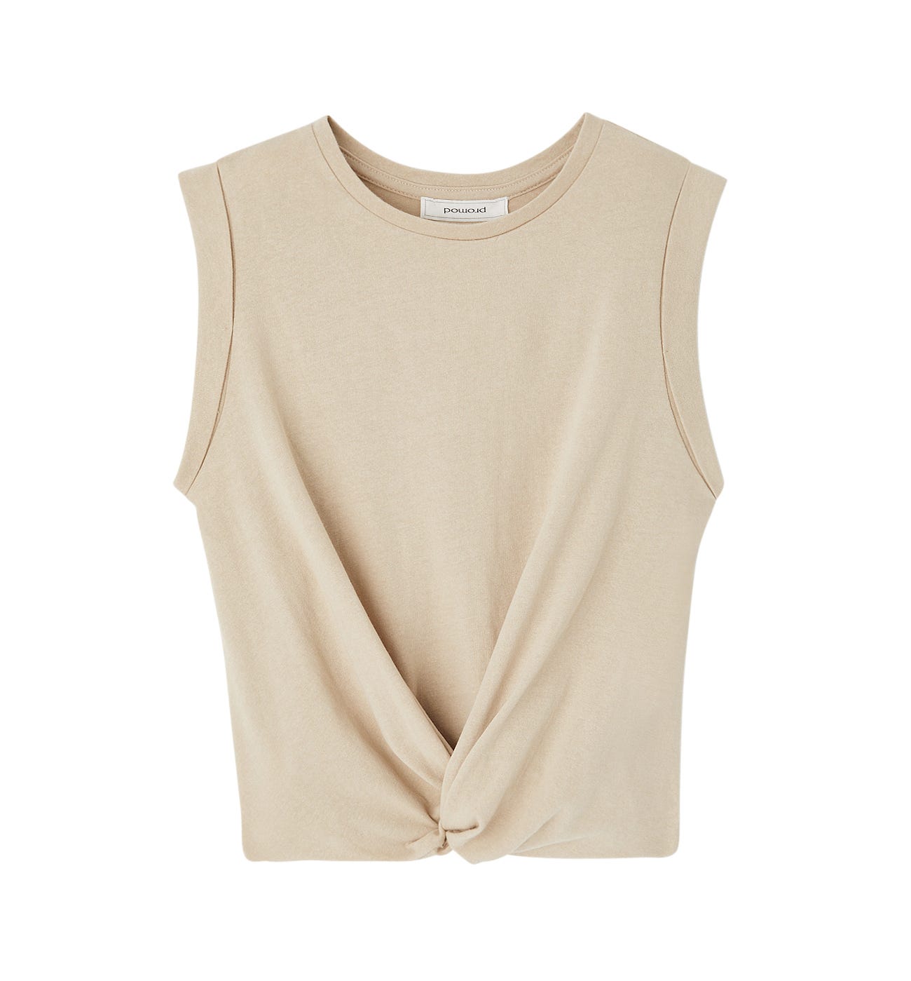 Knotted effect top