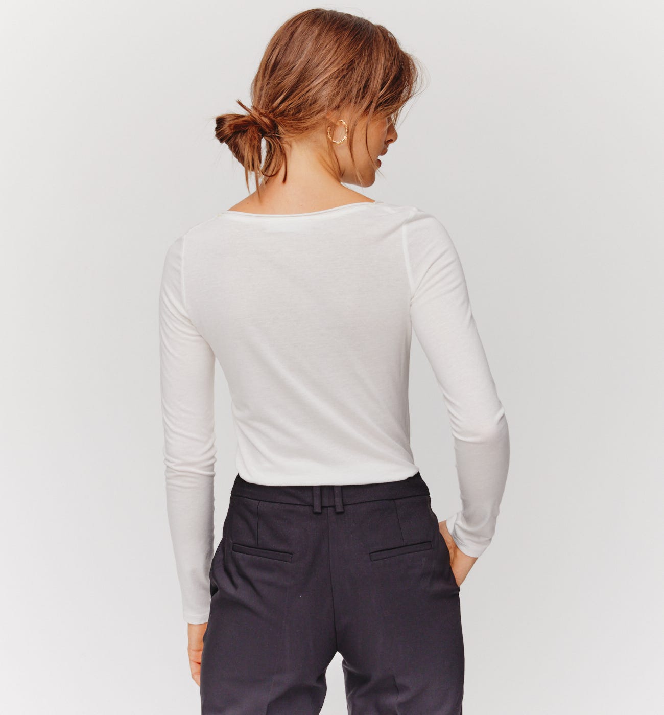 V-neck top