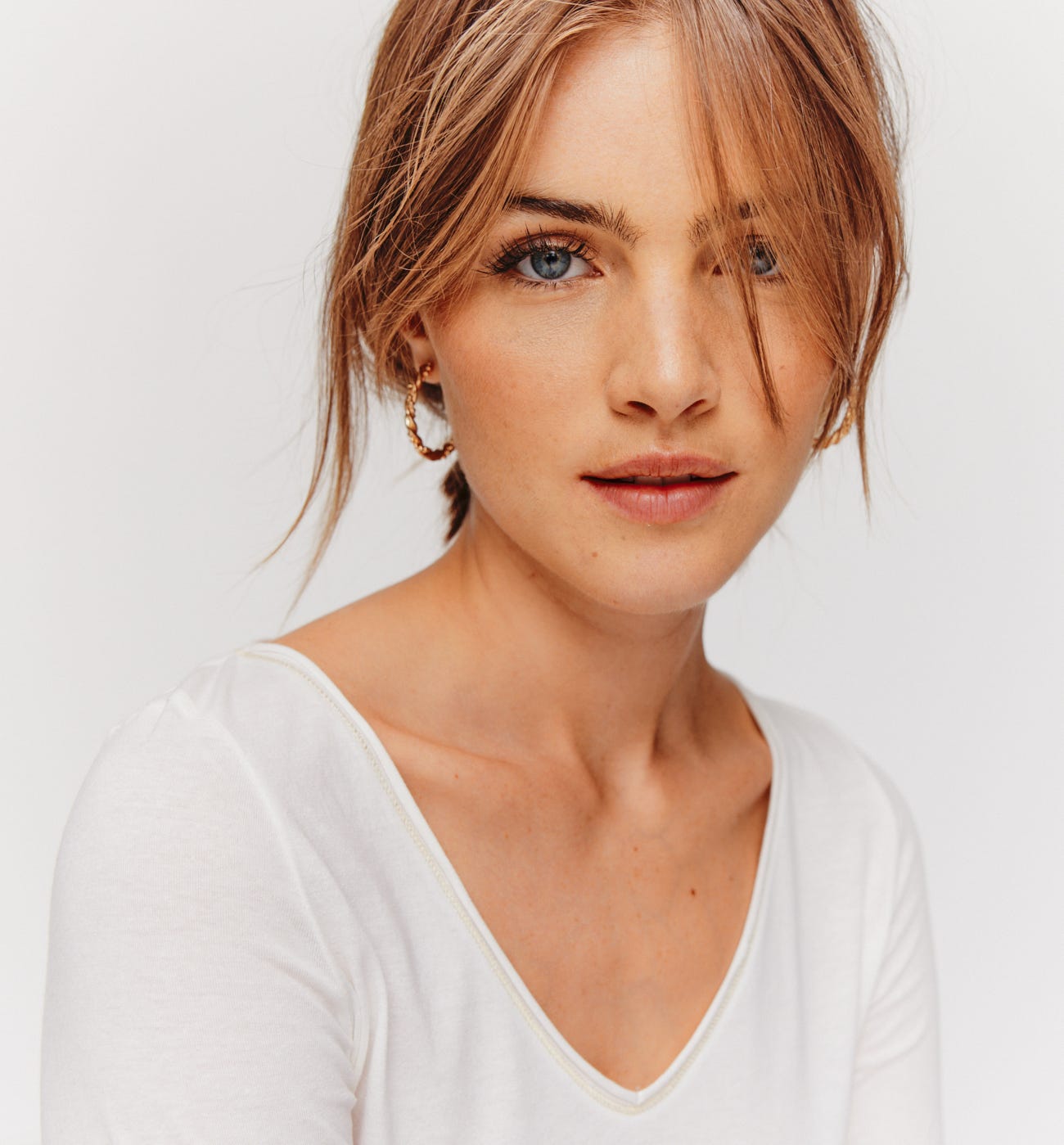 V-neck top