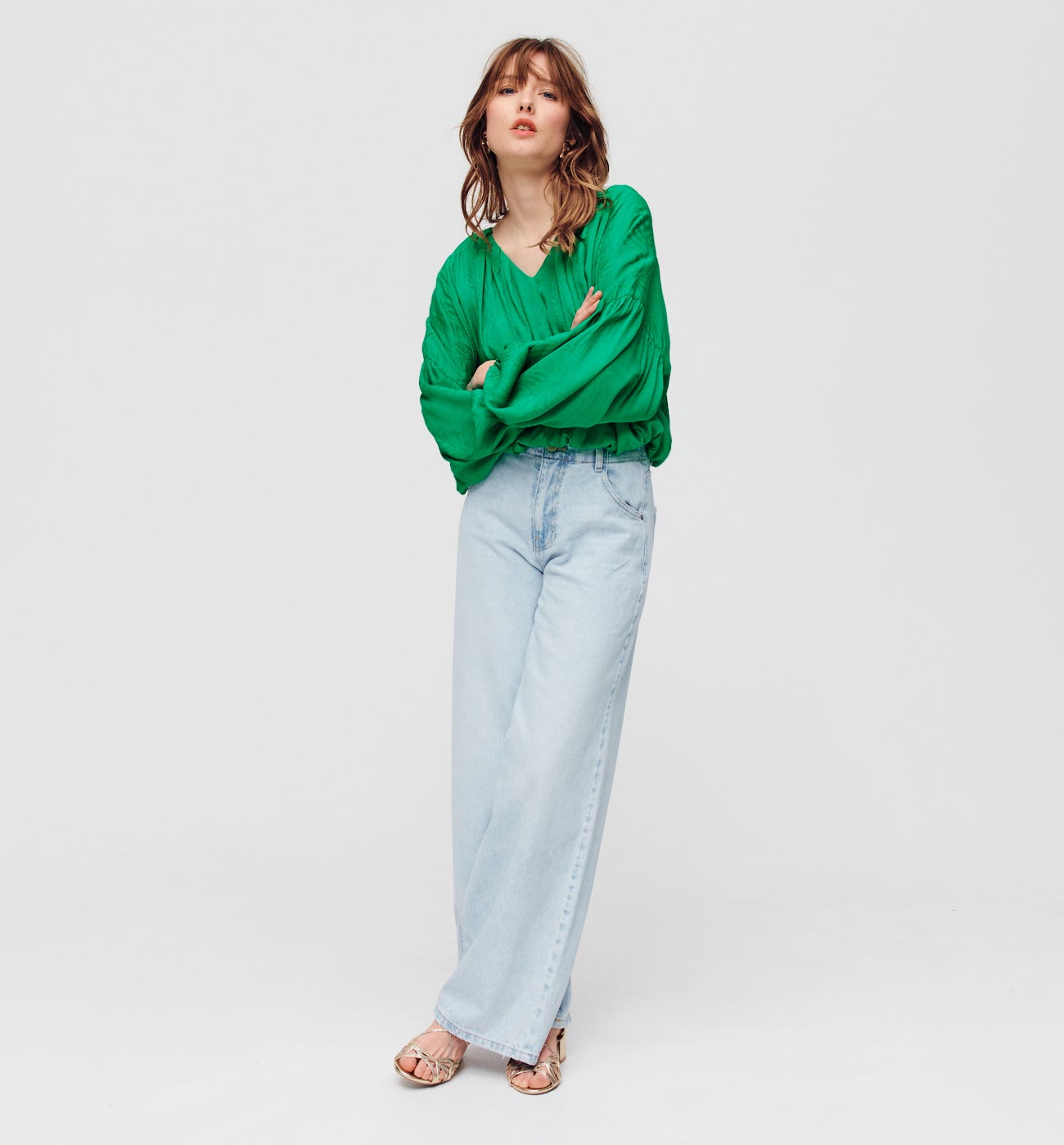 Blouse courte Femme