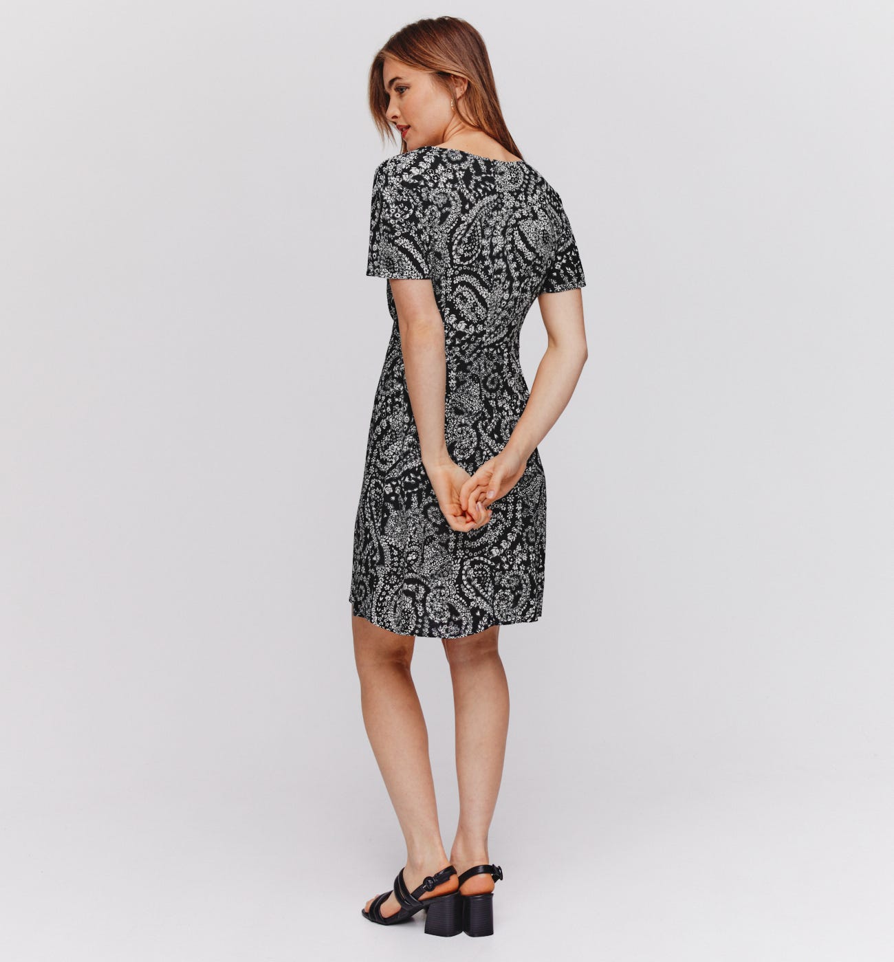 Vestido corto estampado