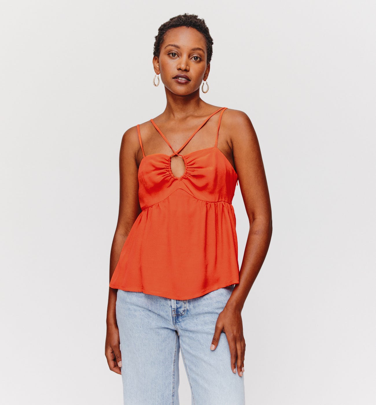 Low neckline top